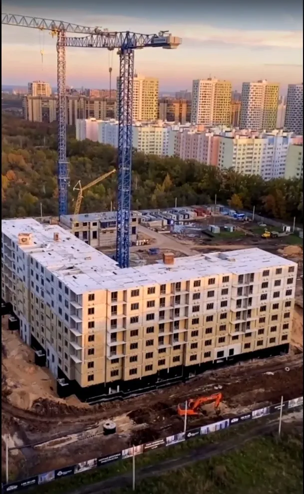 ЖК Яблоневые сады ход строительства