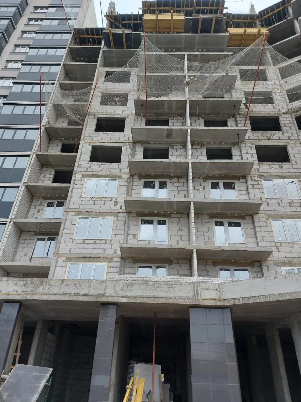 Каскад ход строительства