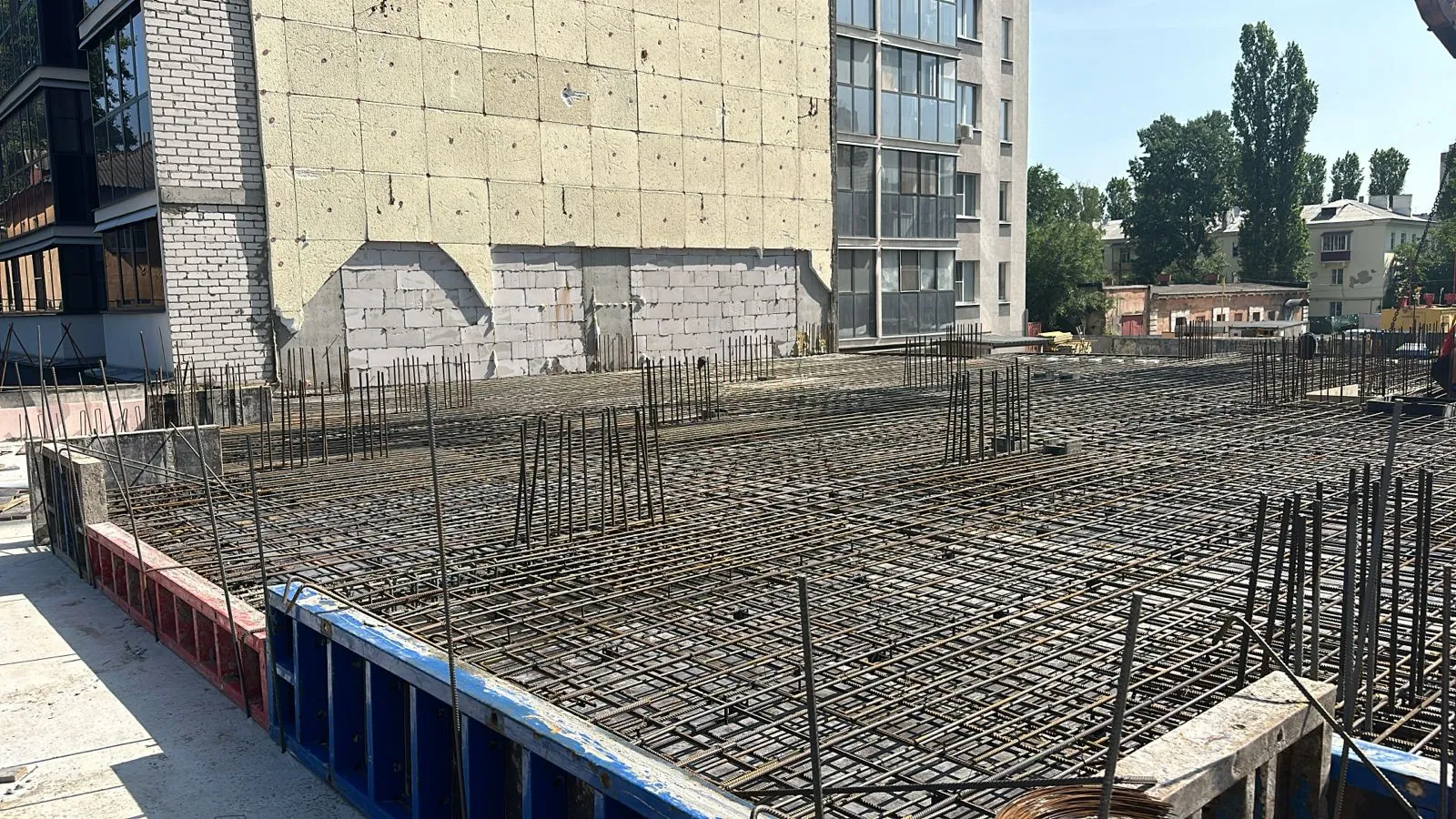 Каскад ход строительства