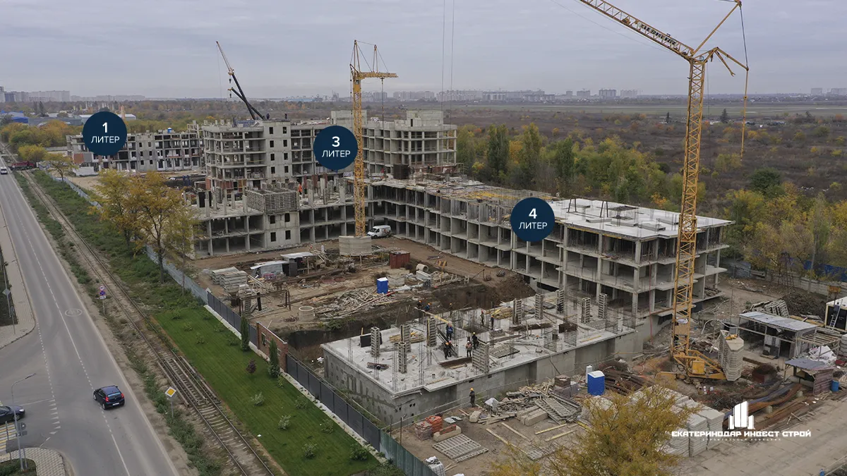 ЖК ЕКАТЕРИНИНСКИЙ ПАРК ход строительства