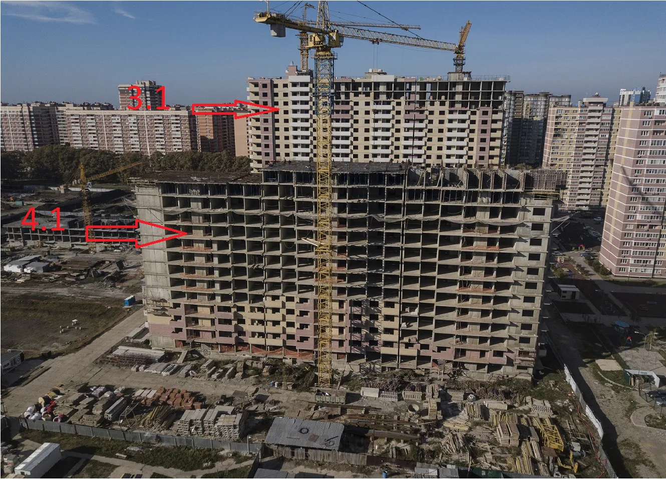 ЖК "Бауинвест" ход строительства