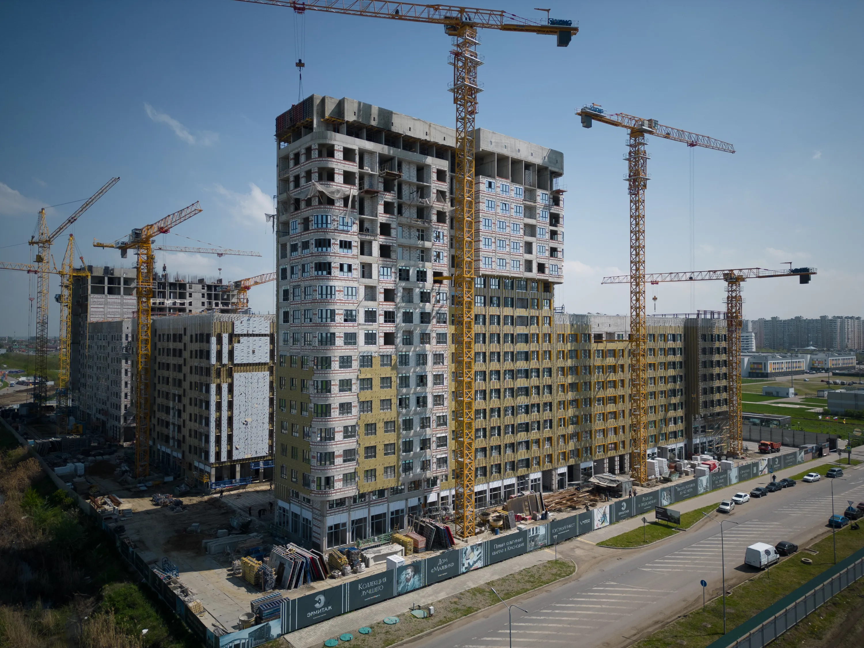 ЖК Культурный квартал Эрмитаж ход строительства