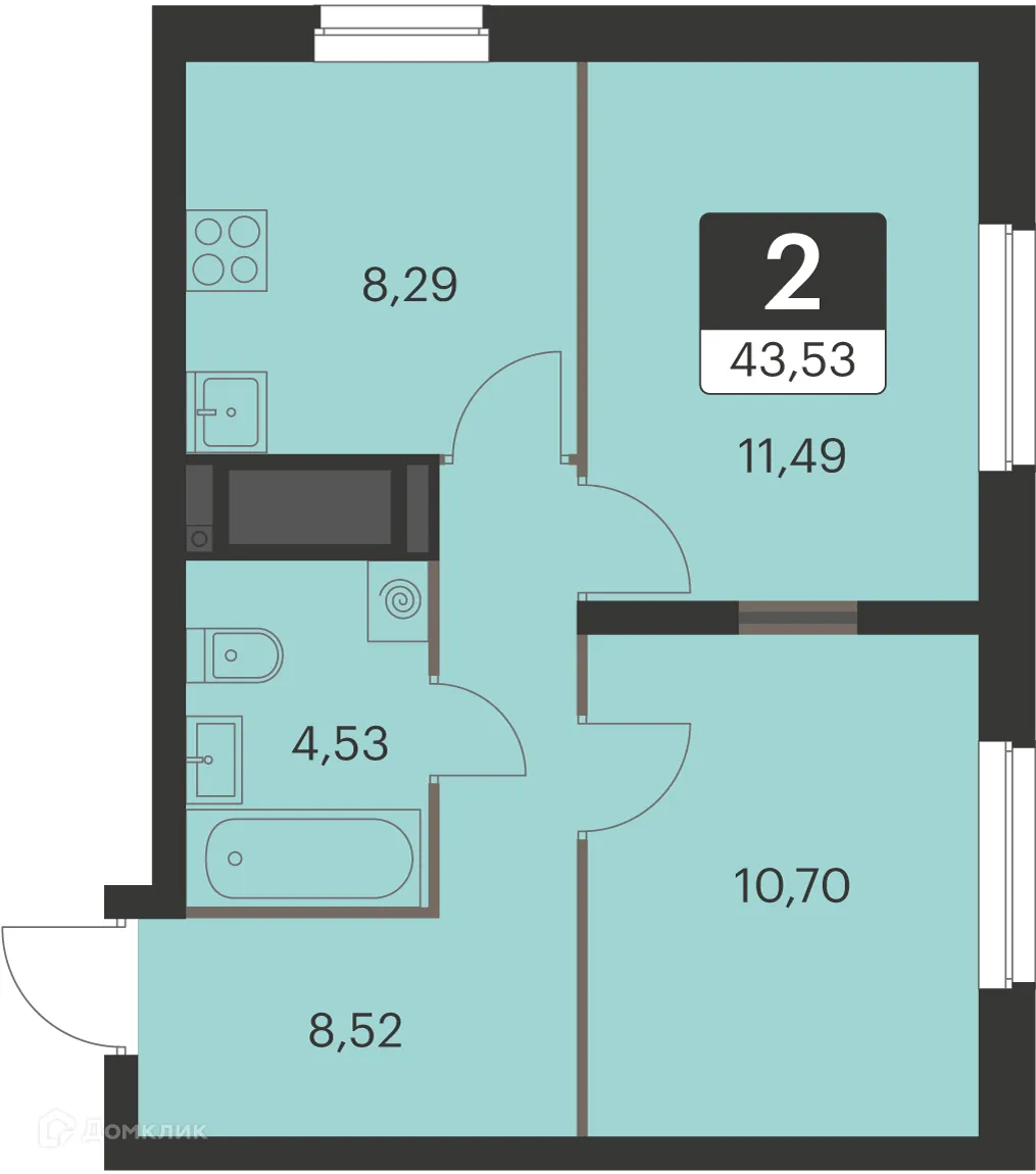 Фото квартиры в ЖК Спутник-1