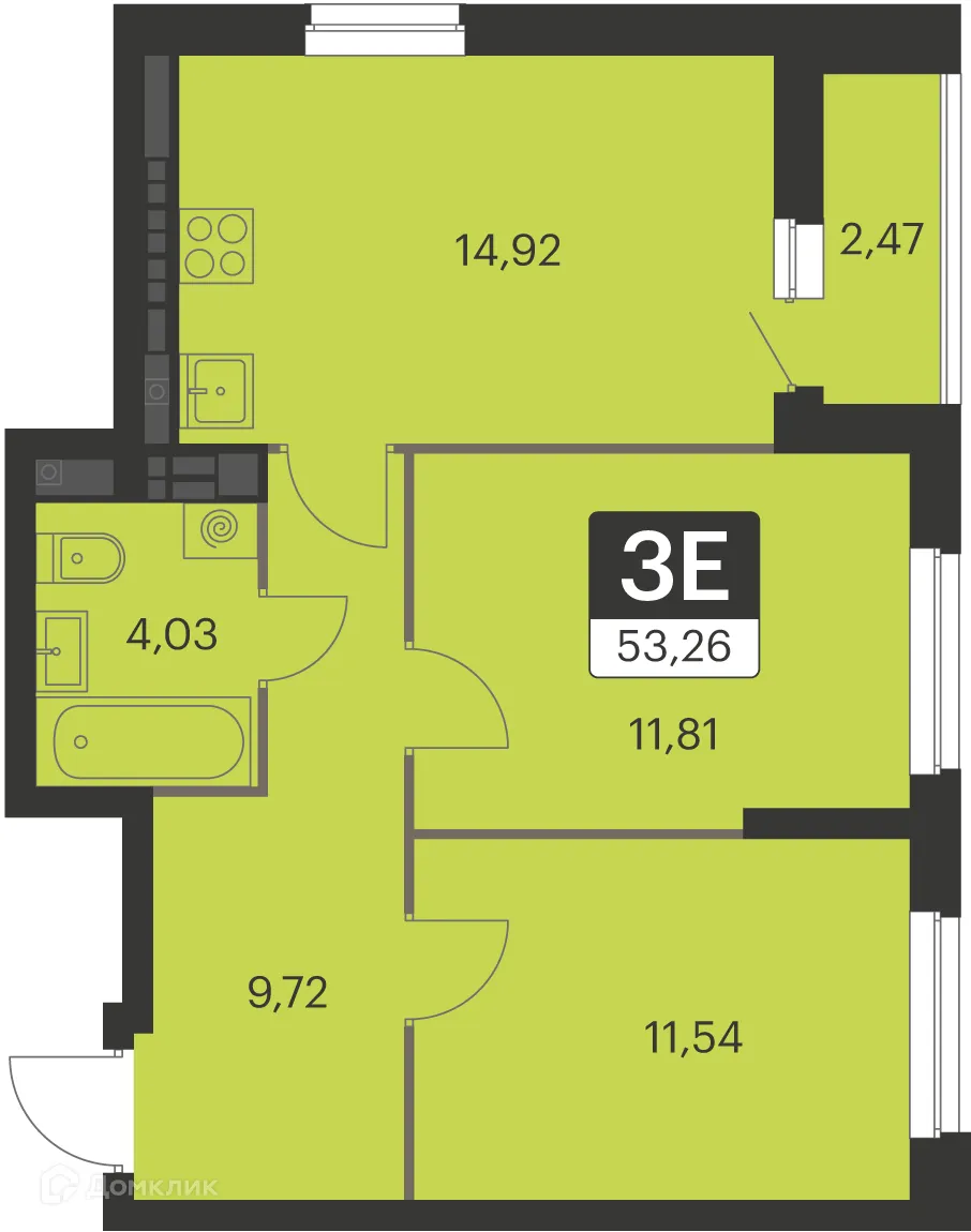 Фото квартиры в ЖК Спутник-1