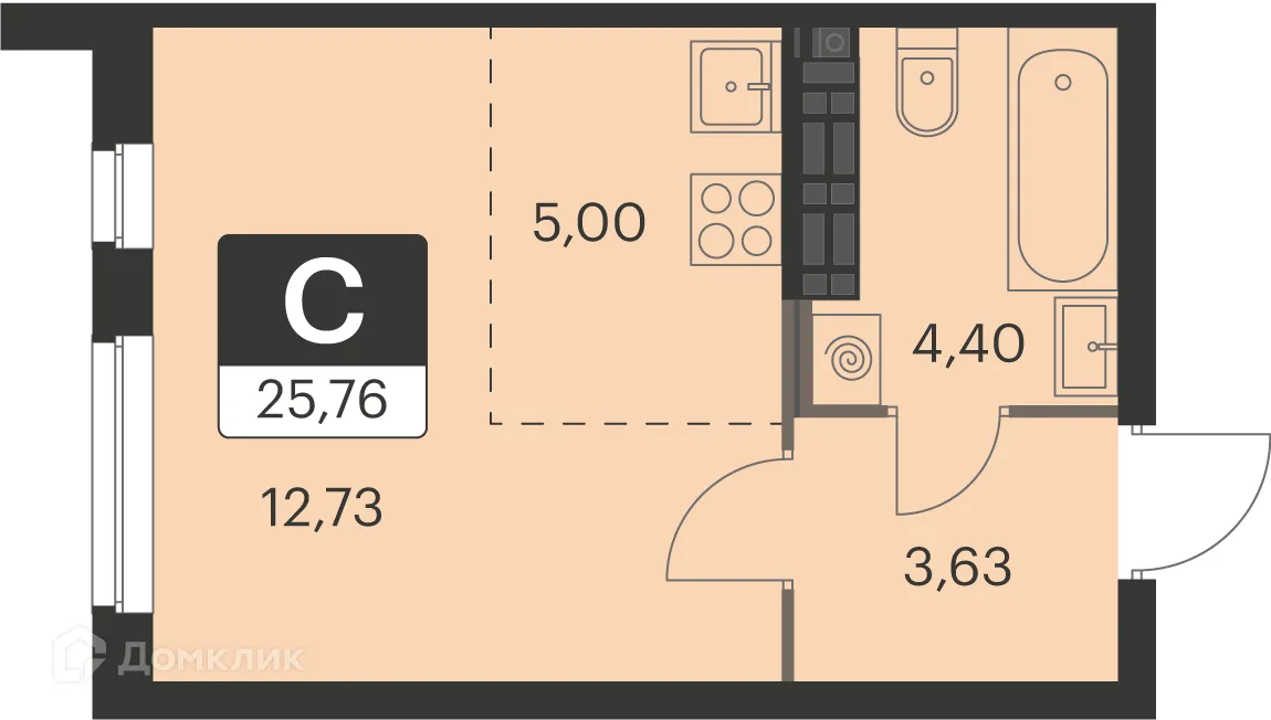 Фото квартиры в ЖК Спутник-1