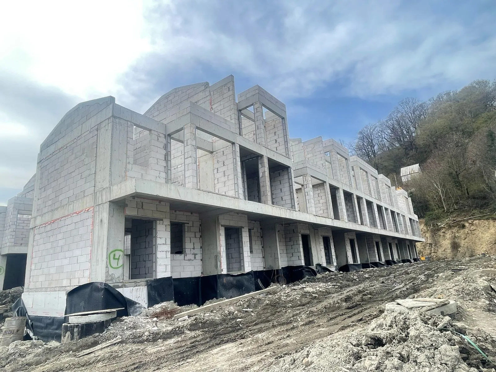 ЖК Загородный квартал ЛЕСОЧИ ход строительства