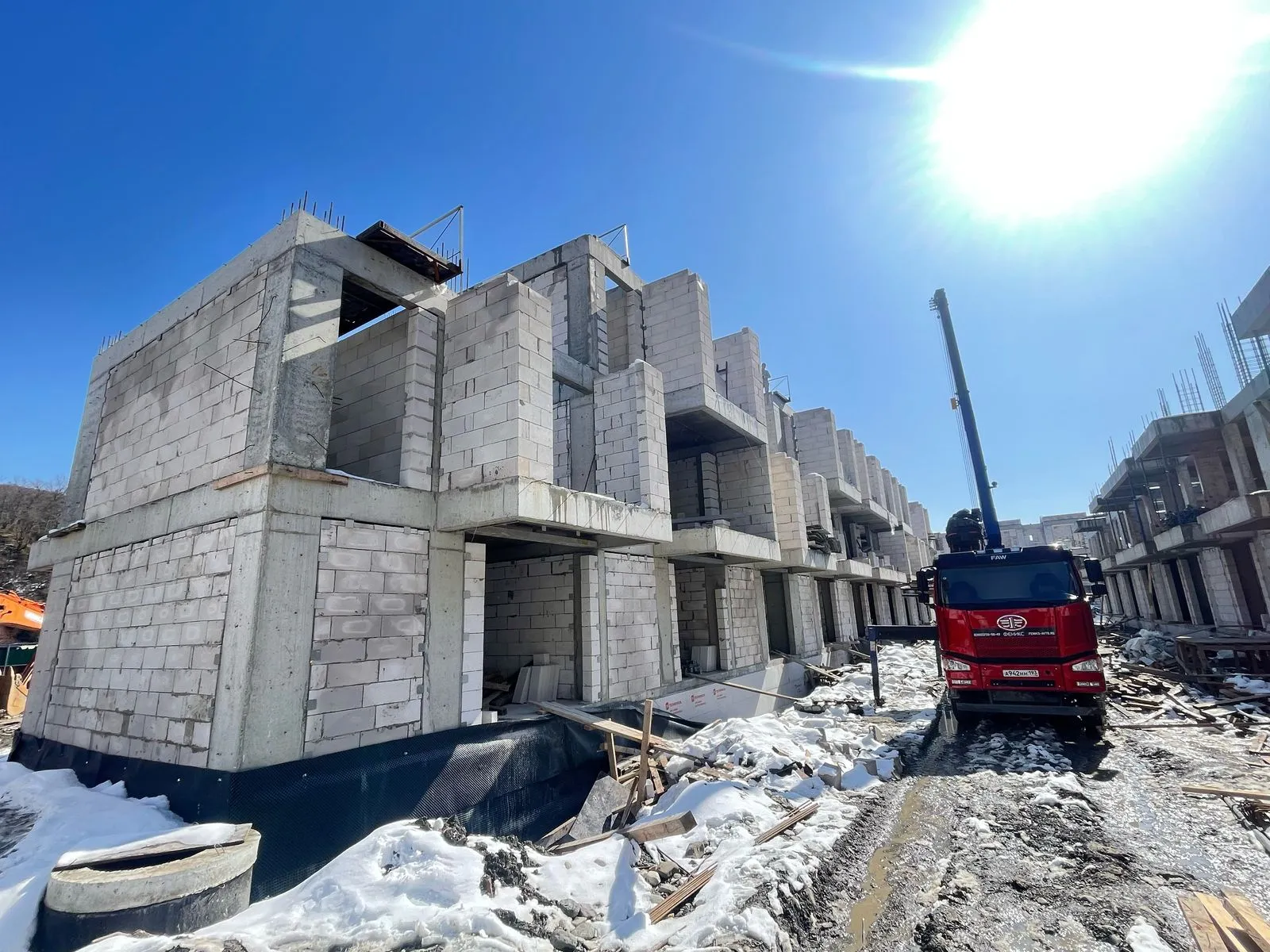 ЖК Загородный квартал ЛЕСОЧИ ход строительства