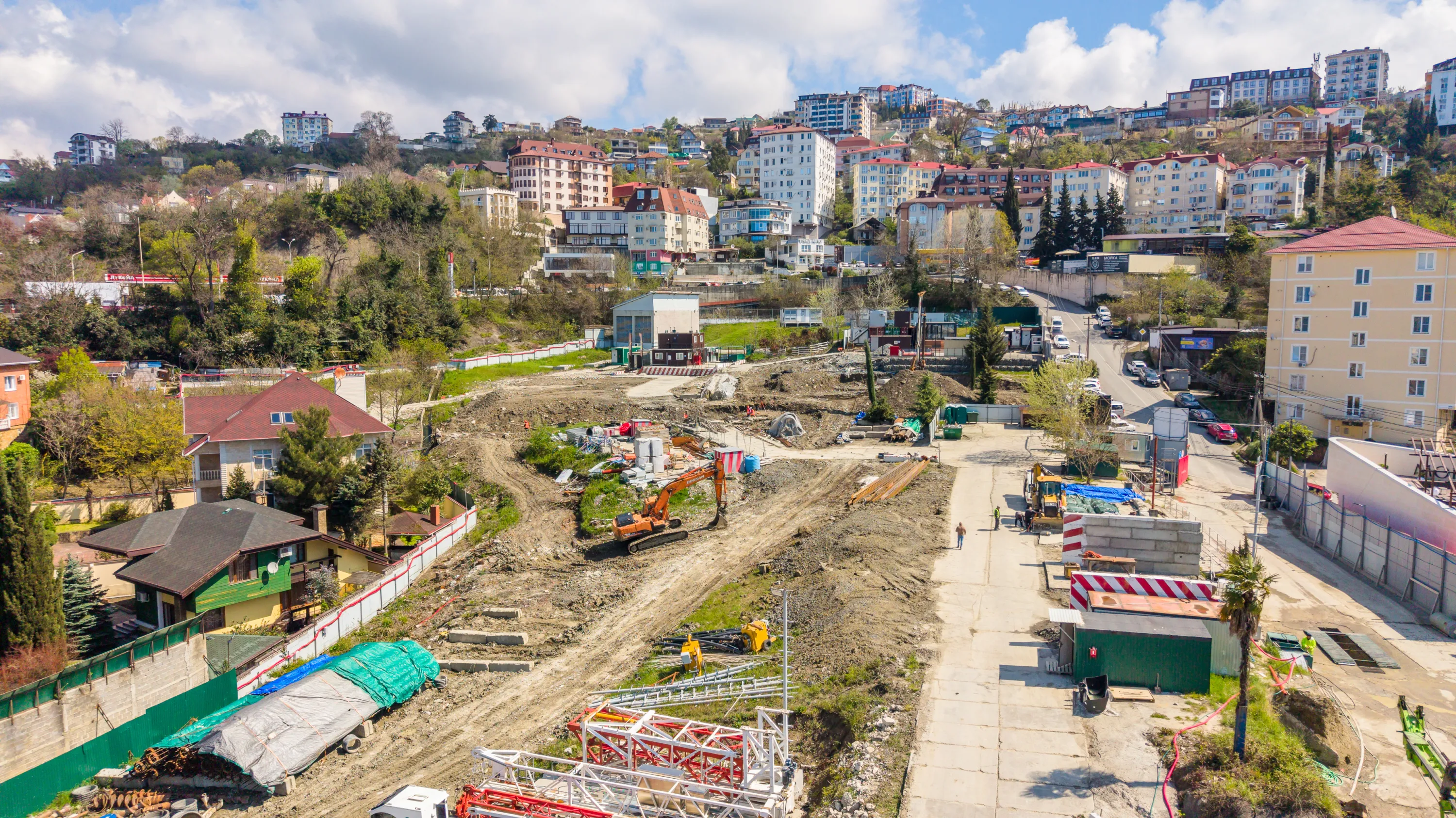 Моретта ход строительства