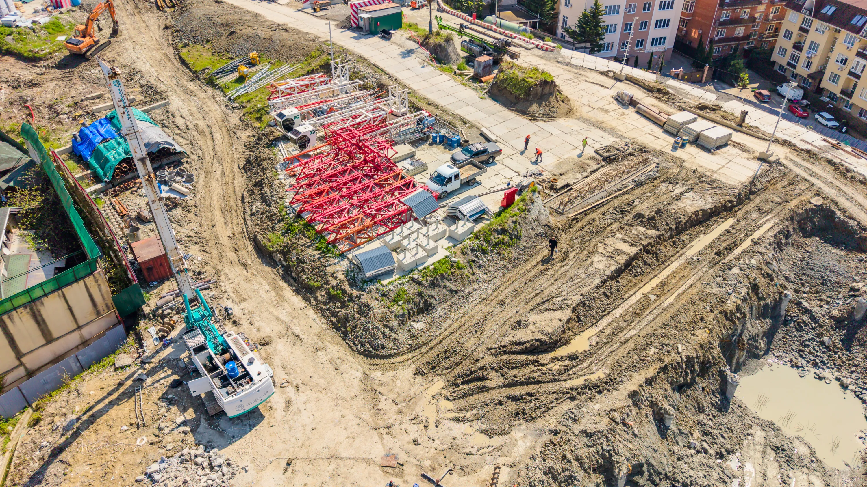Моретта ход строительства