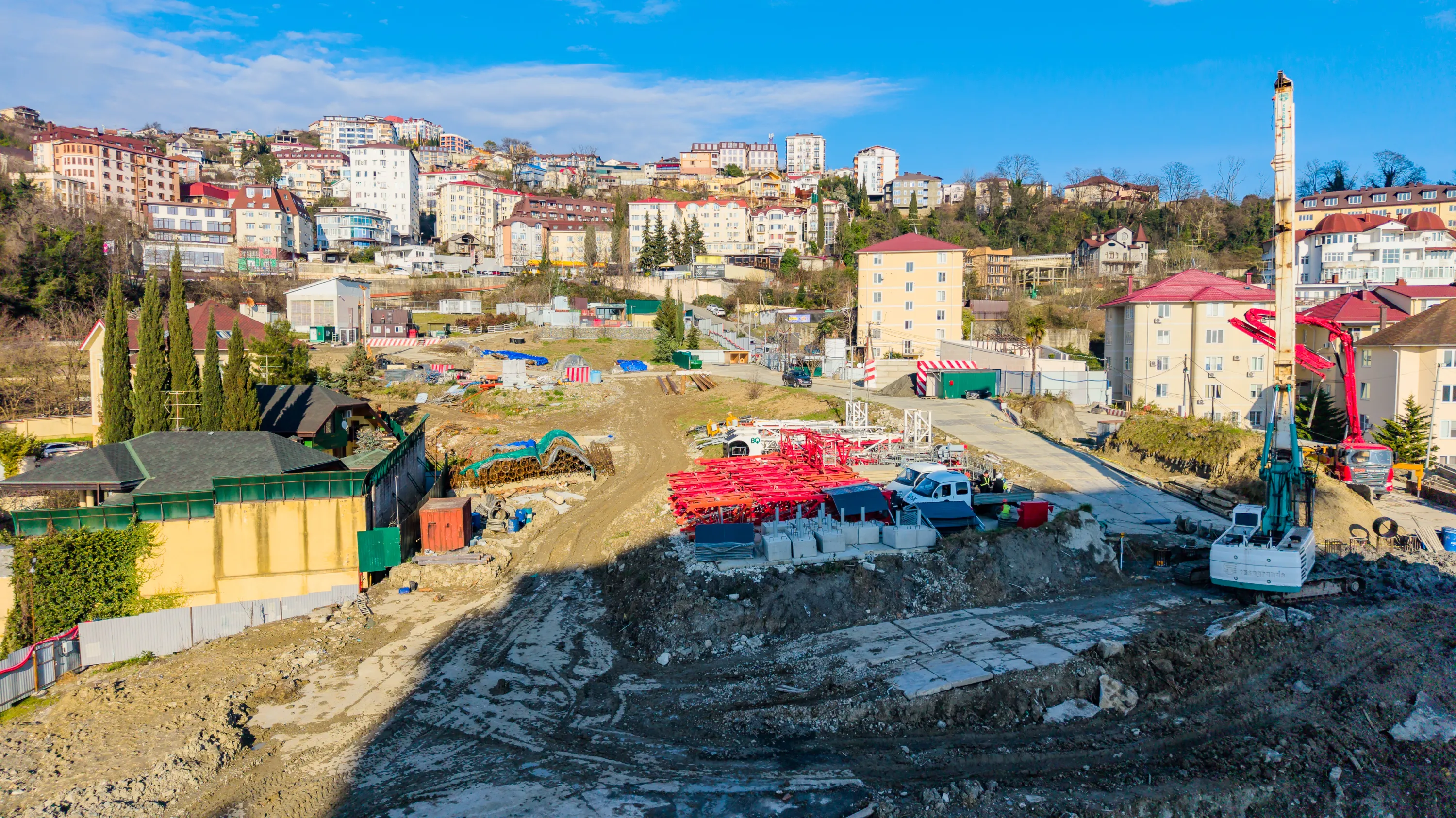 Моретта ход строительства