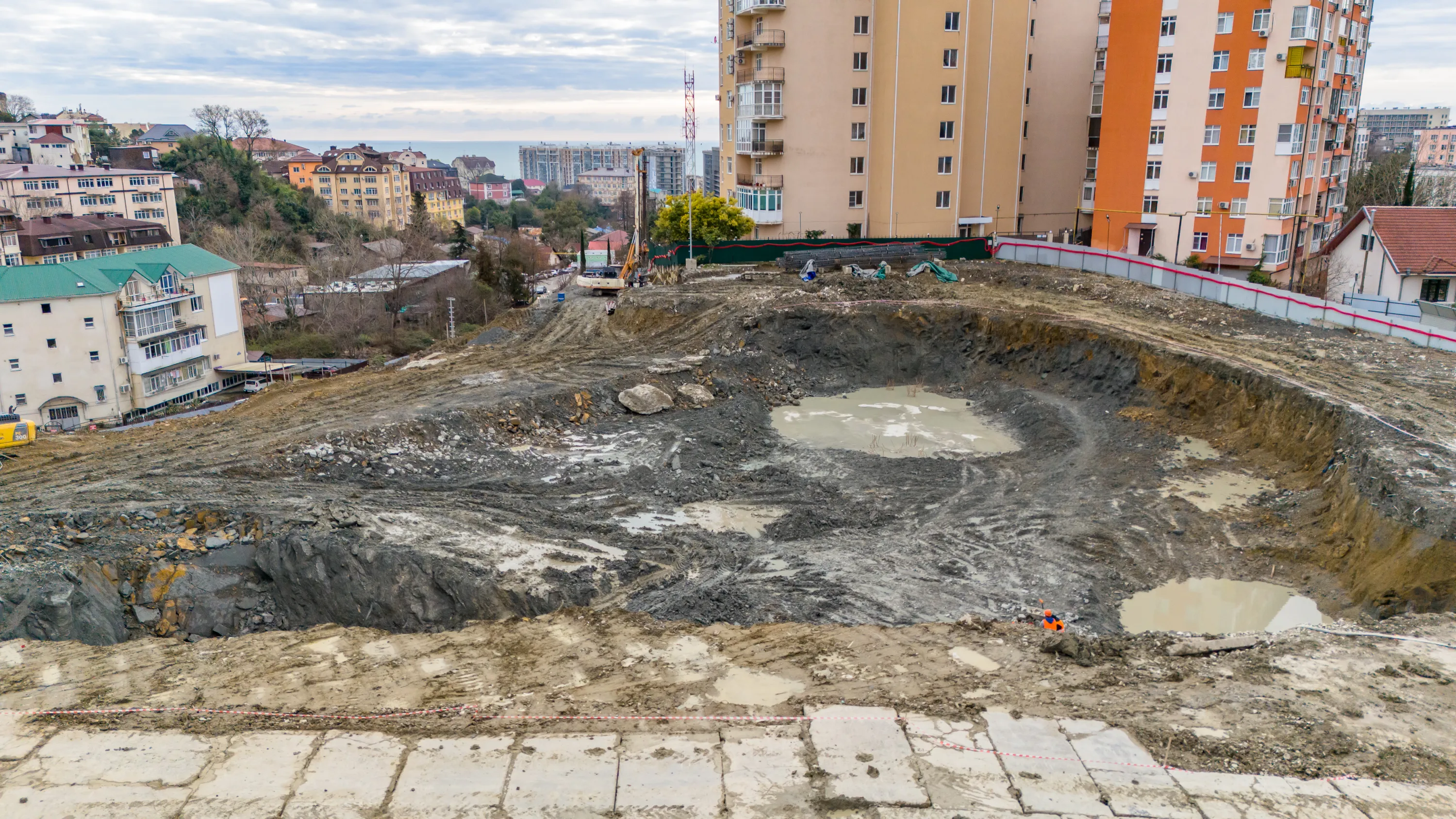 Моретта ход строительства