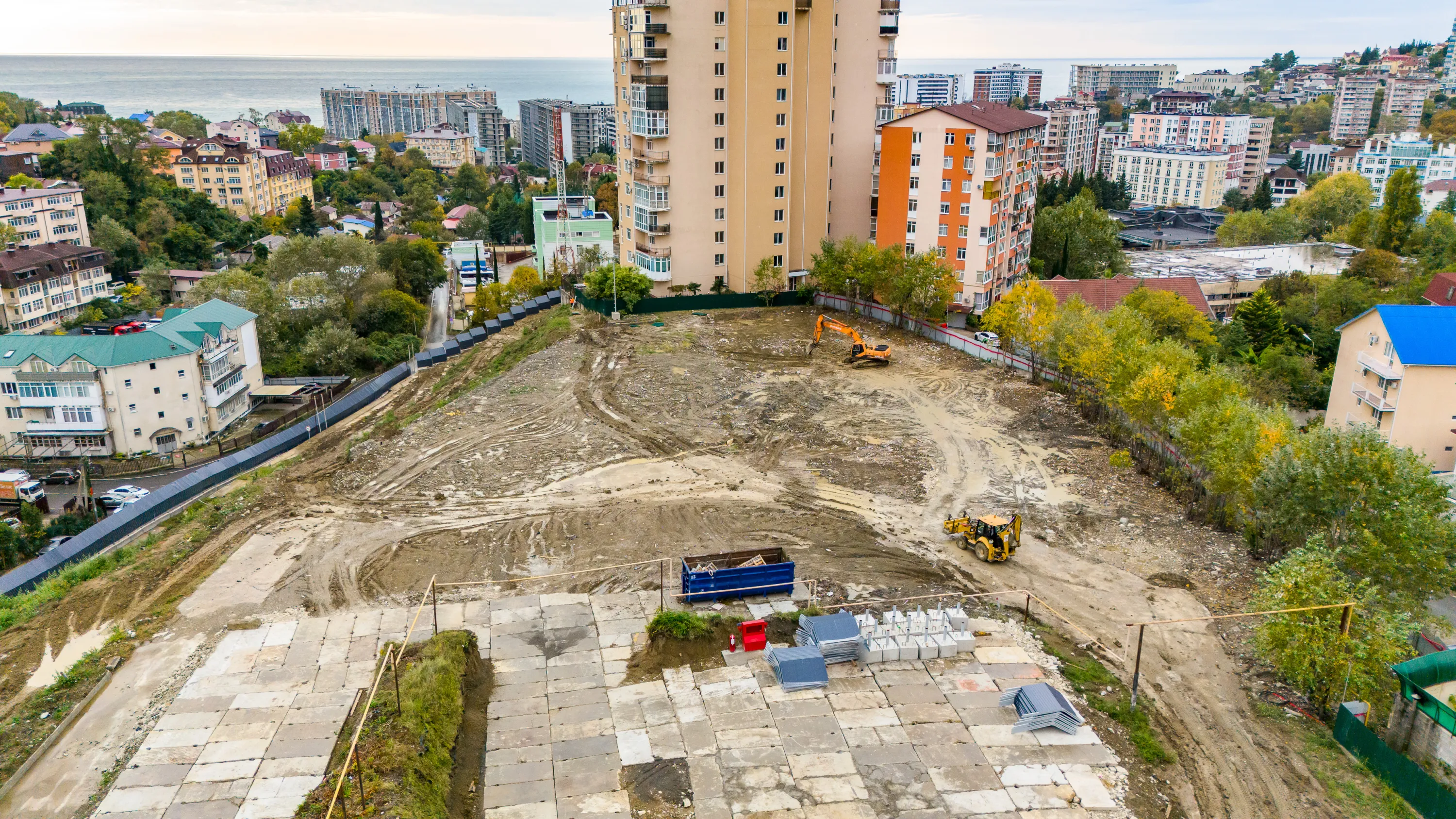 Моретта ход строительства