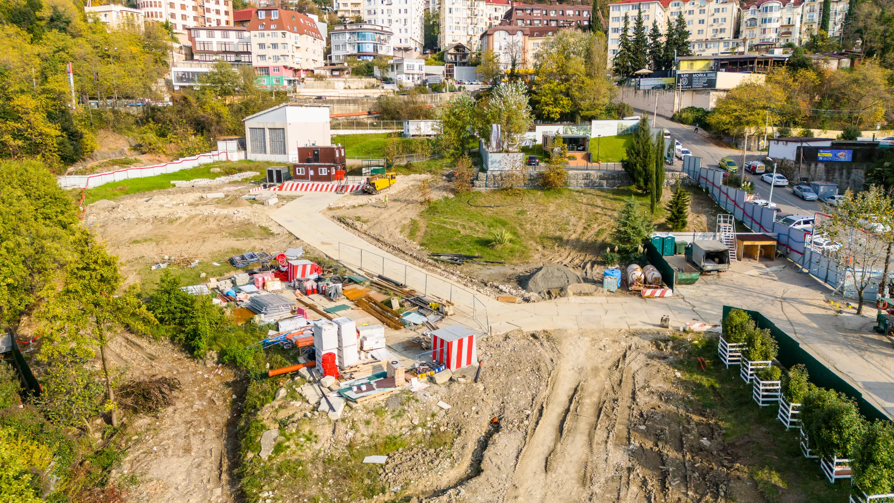 Моретта ход строительства