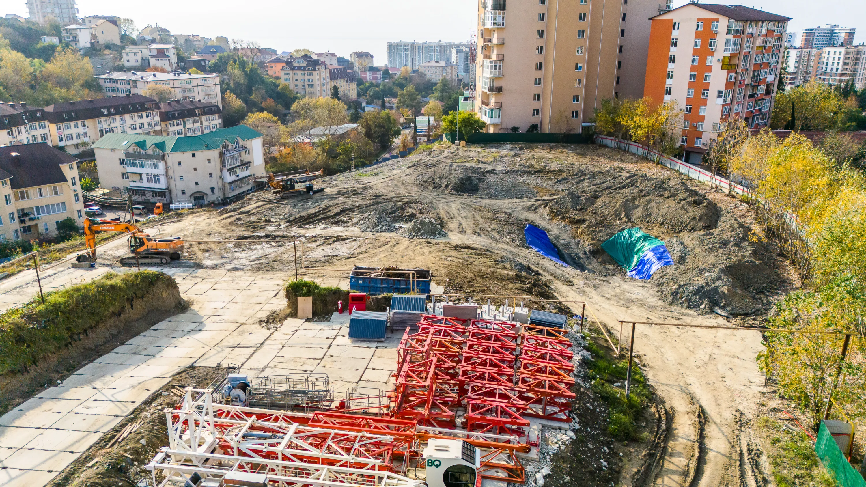 Моретта ход строительства