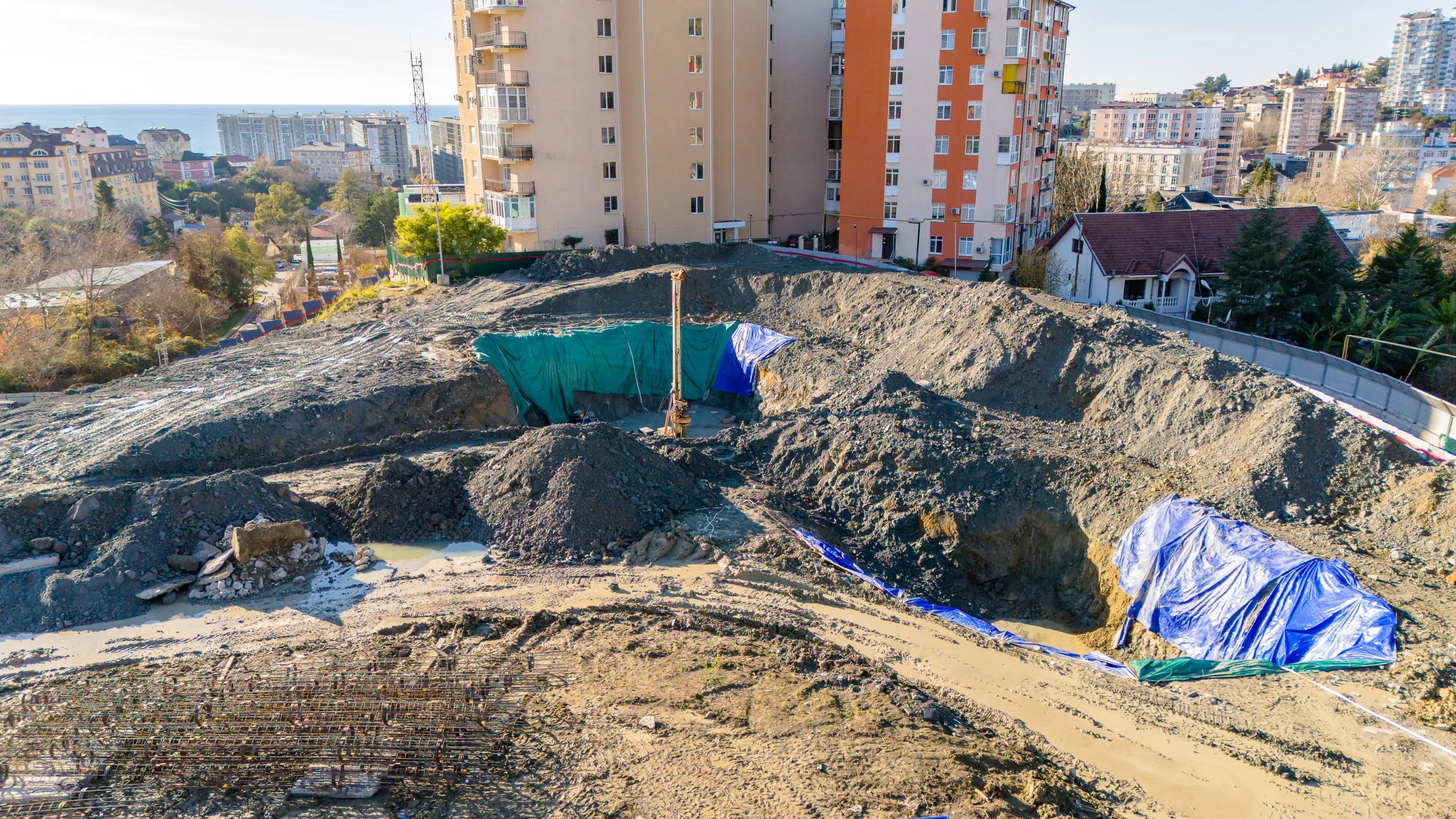 Моретта ход строительства