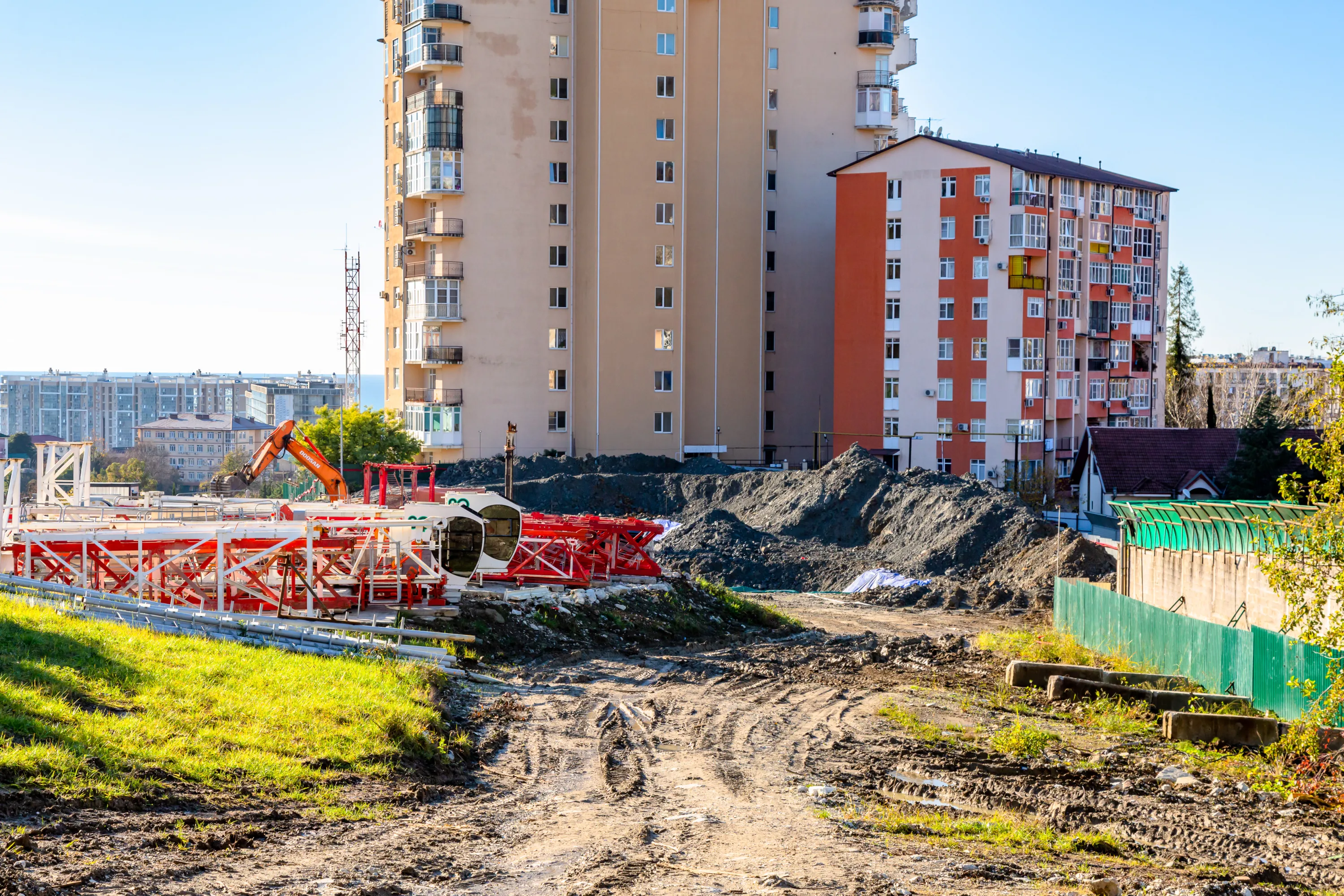 Моретта ход строительства