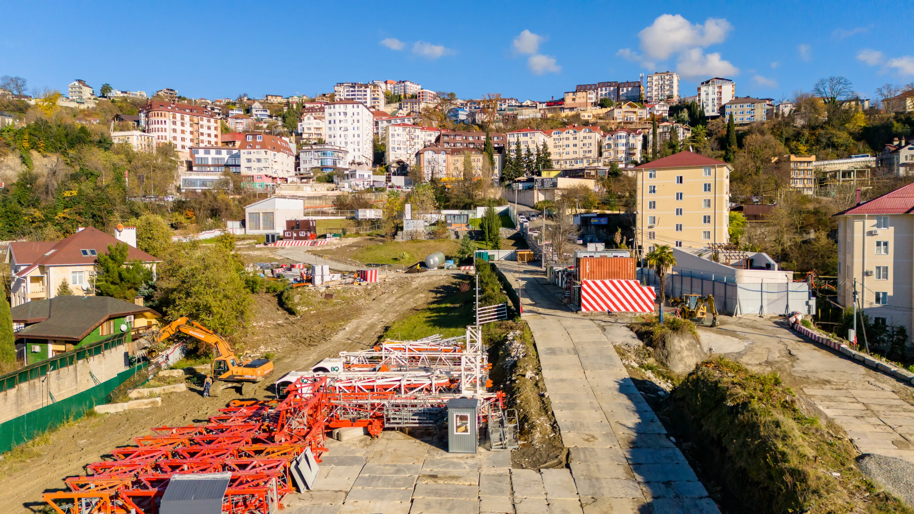 Моретта ход строительства