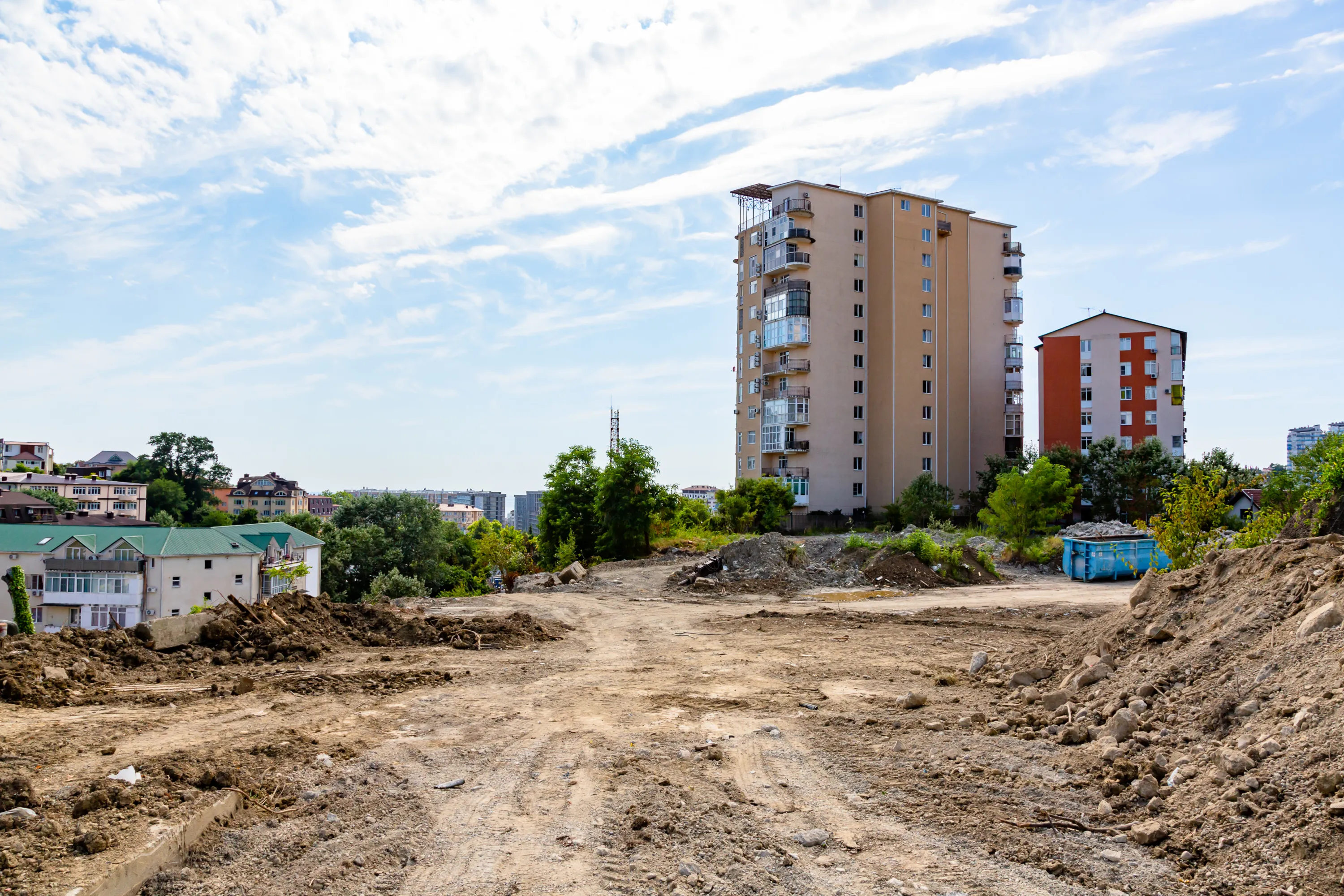 Моретта ход строительства