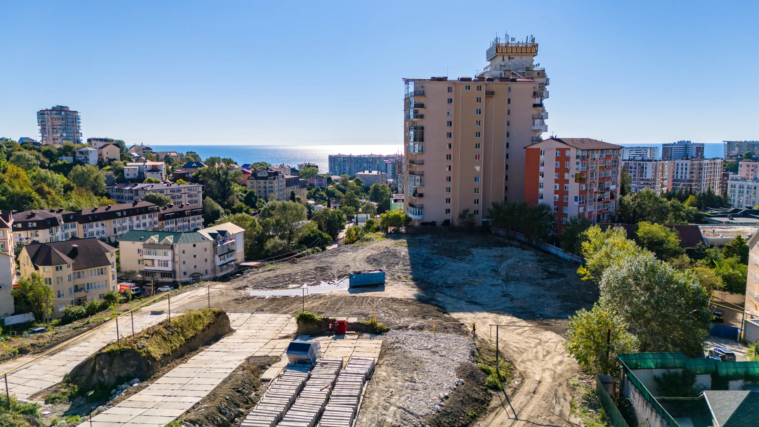 Моретта ход строительства