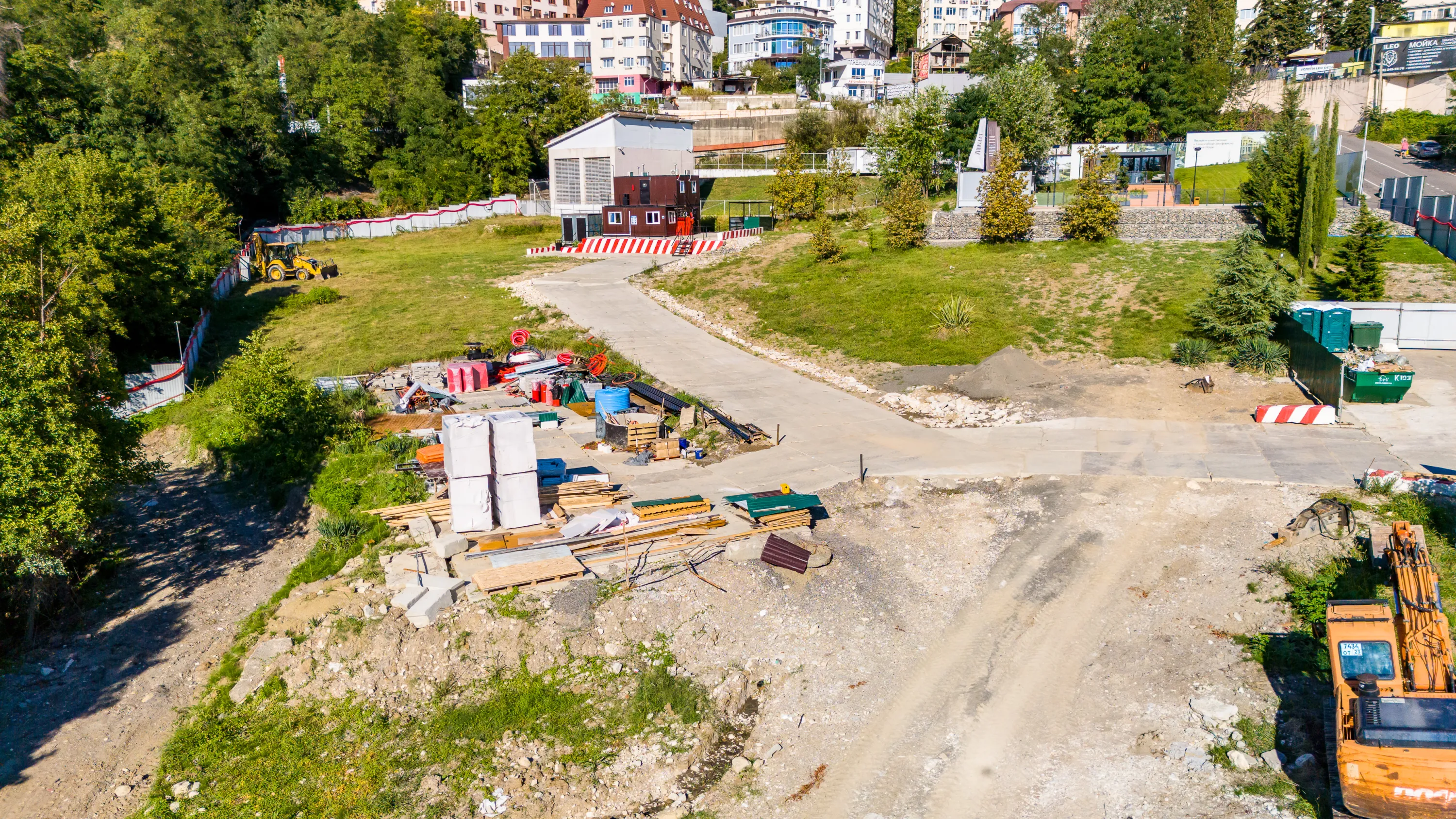 Моретта ход строительства