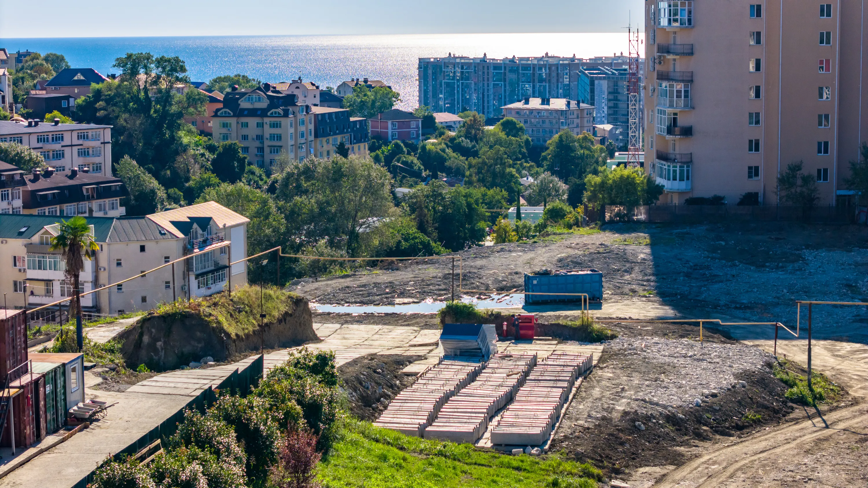 Моретта ход строительства