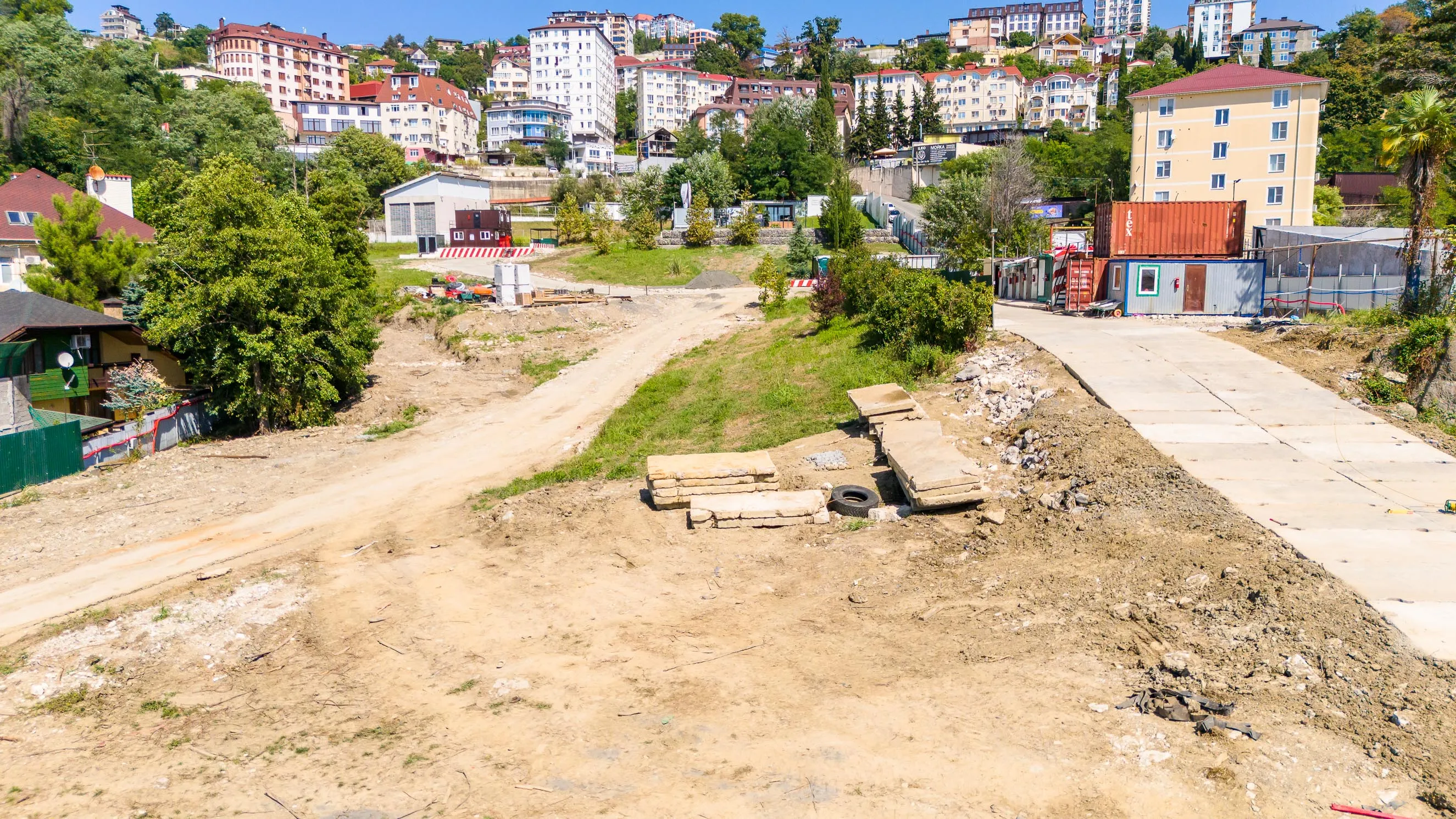 Моретта ход строительства