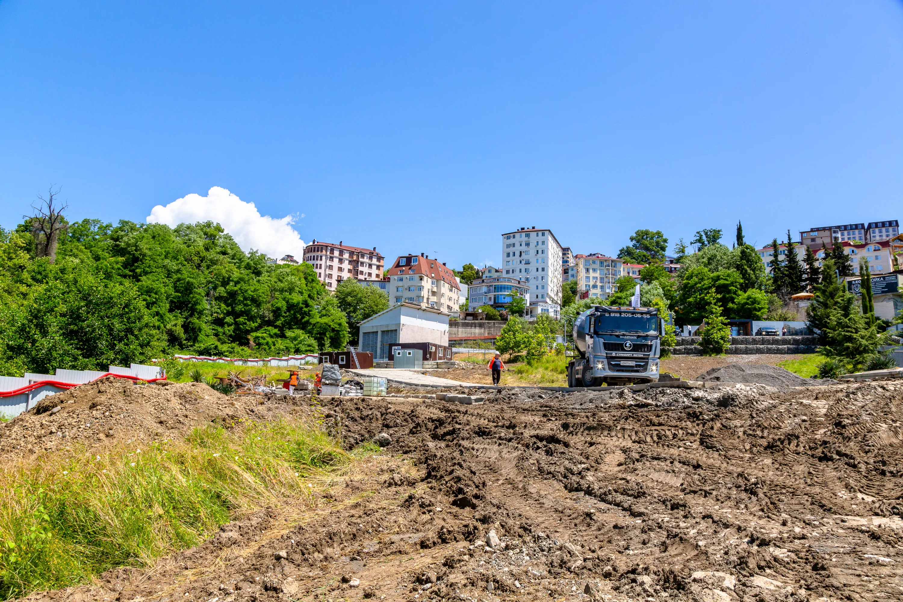 Моретта ход строительства