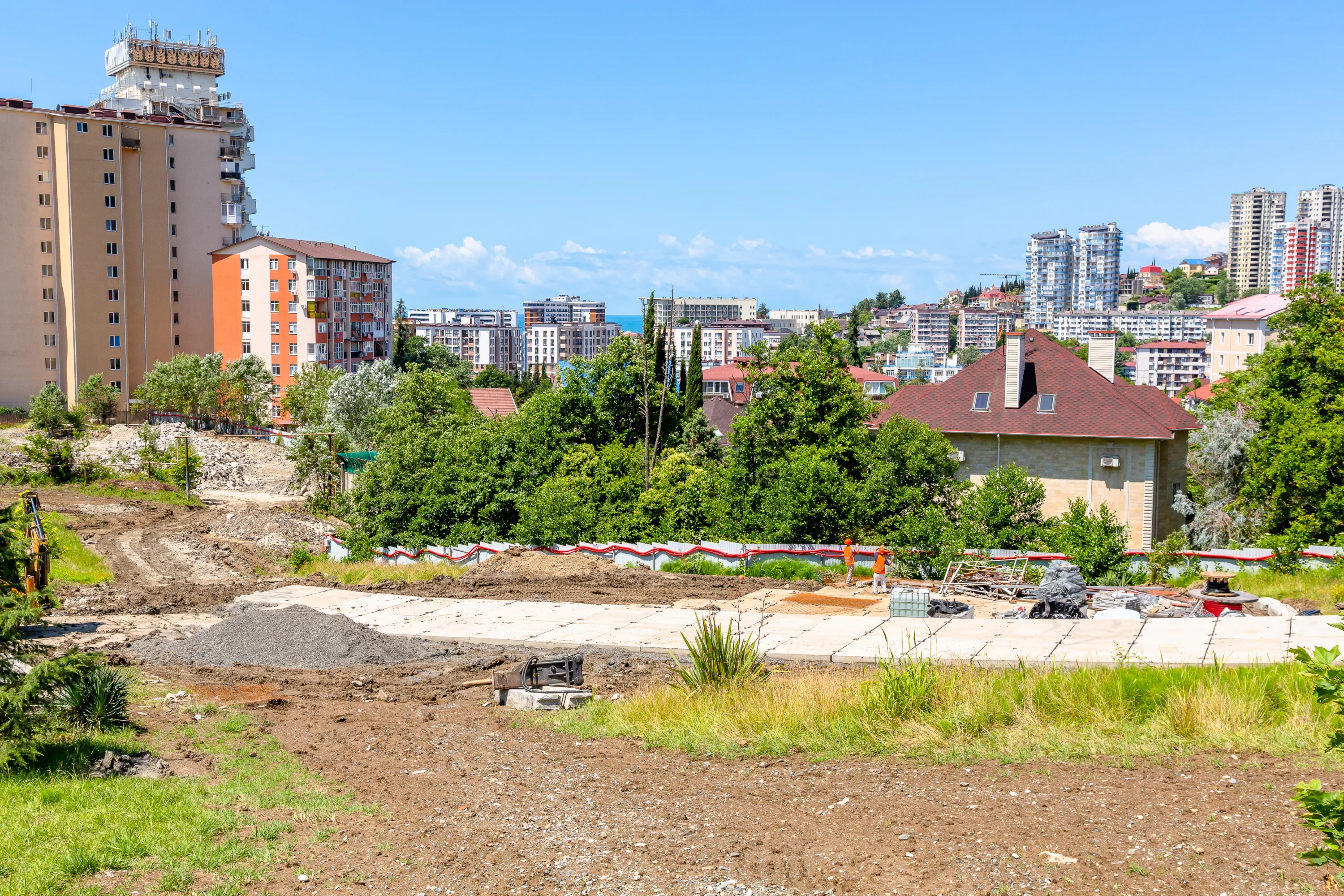 Моретта ход строительства