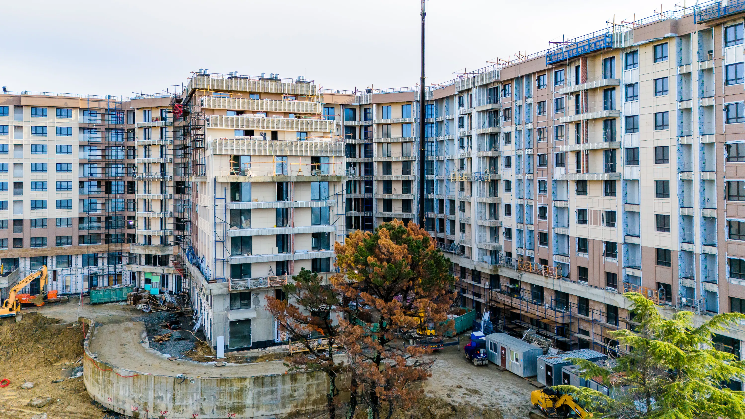 ЖК Гостиничный комплекс "Нескучный сад" ход строительства
