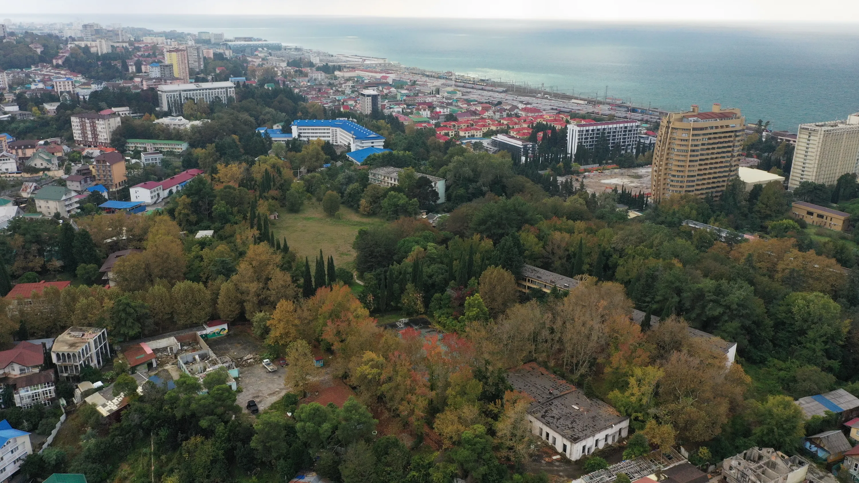 ЖК Гостиничный комплекс "Нескучный сад" ход строительства