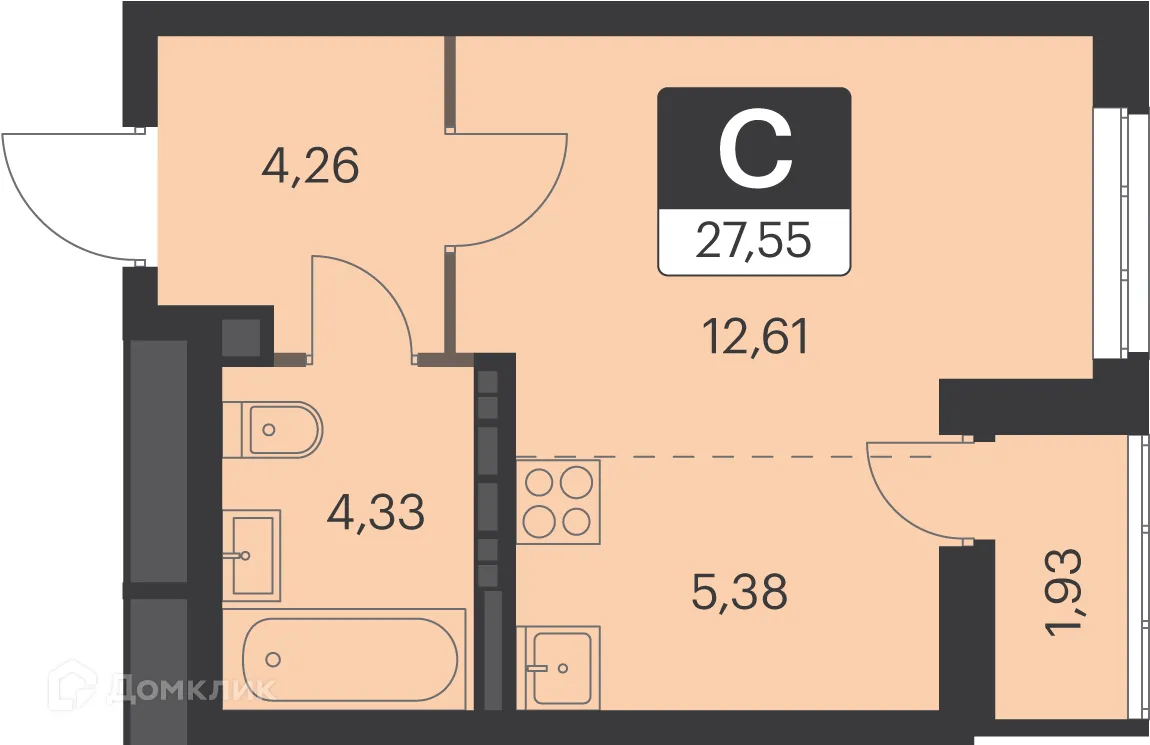 Фото квартиры в ЖК Спутник-1