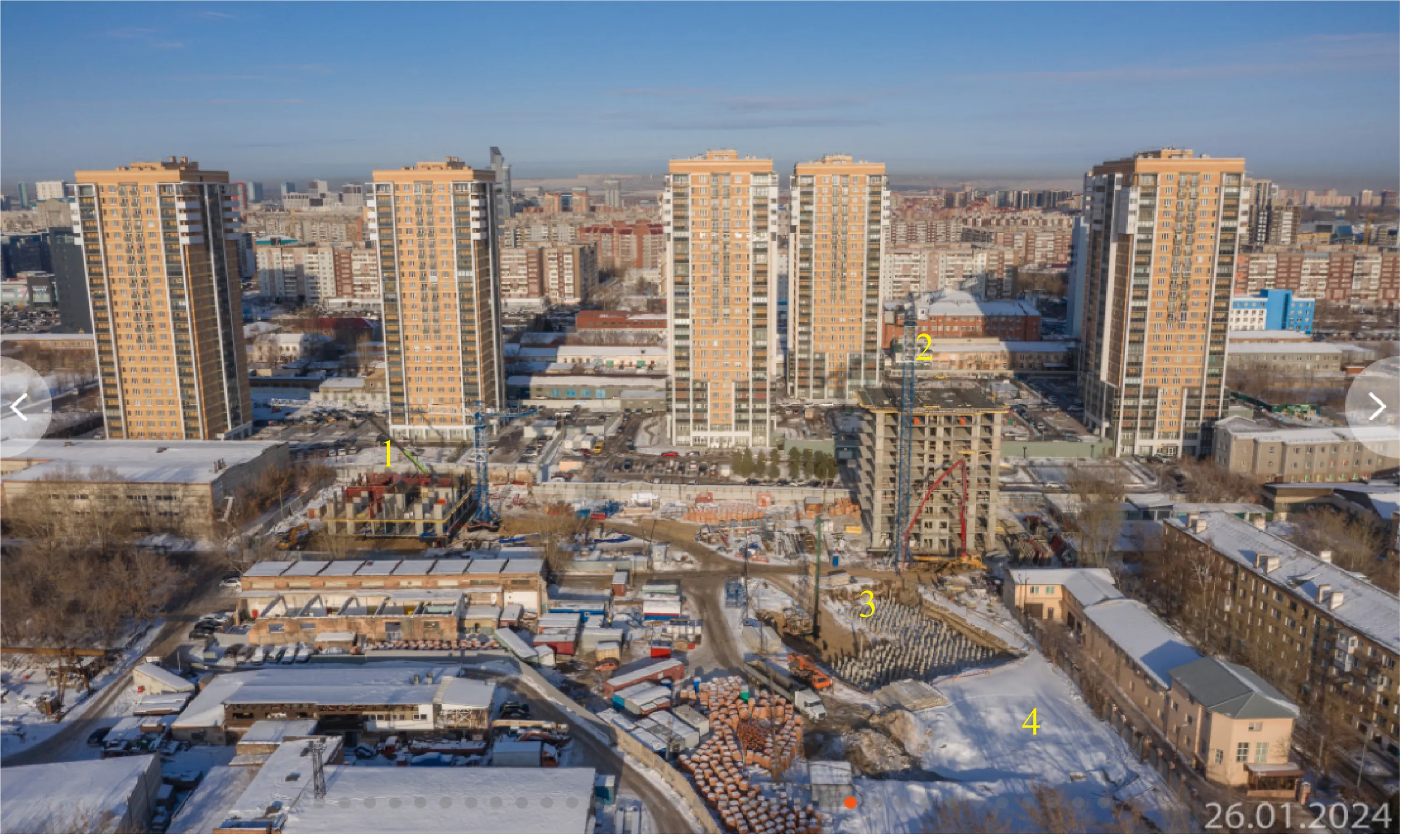ЖК "АэроCITY" ход строительства