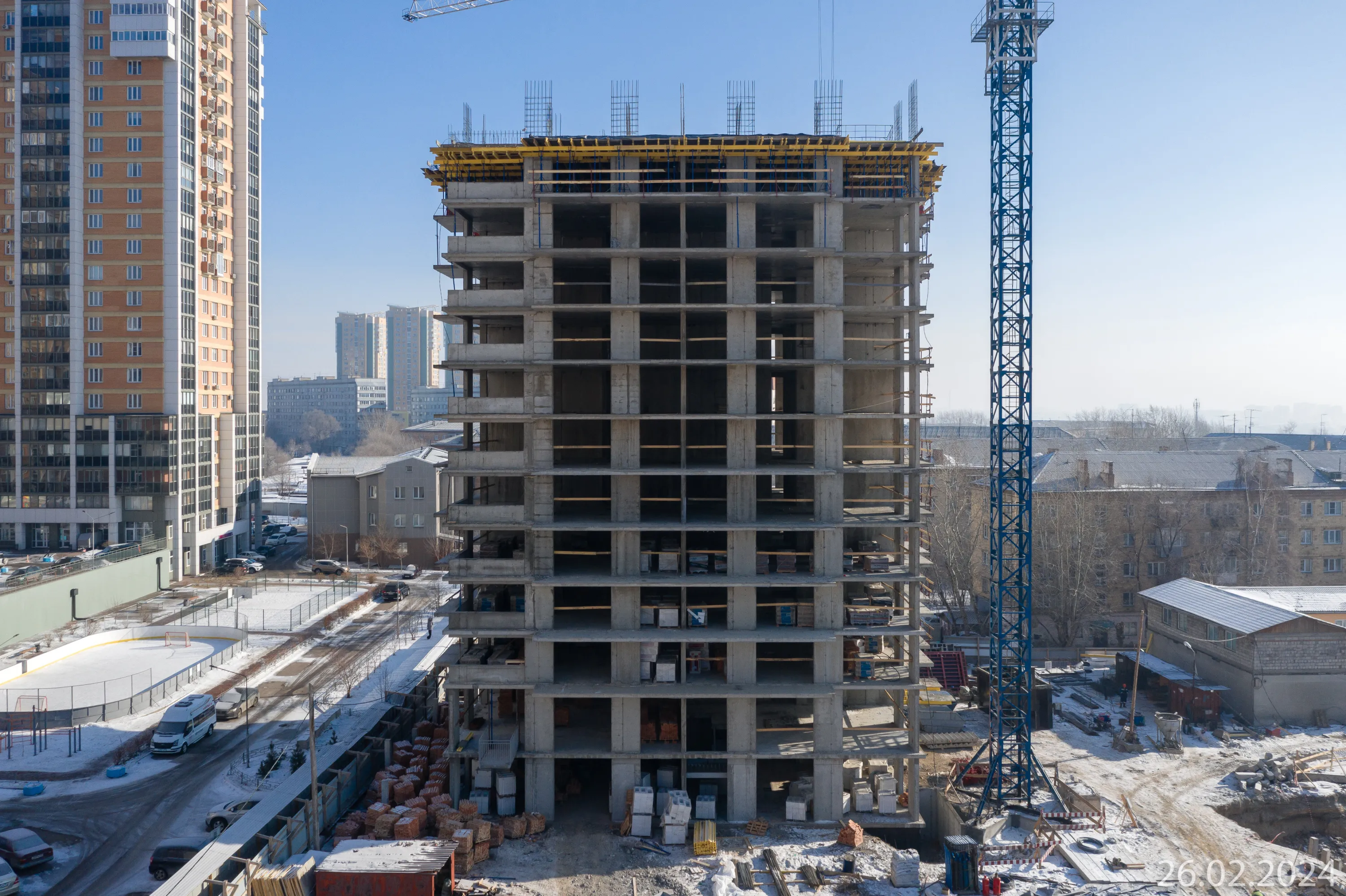 ЖК "АэроCITY" ход строительства