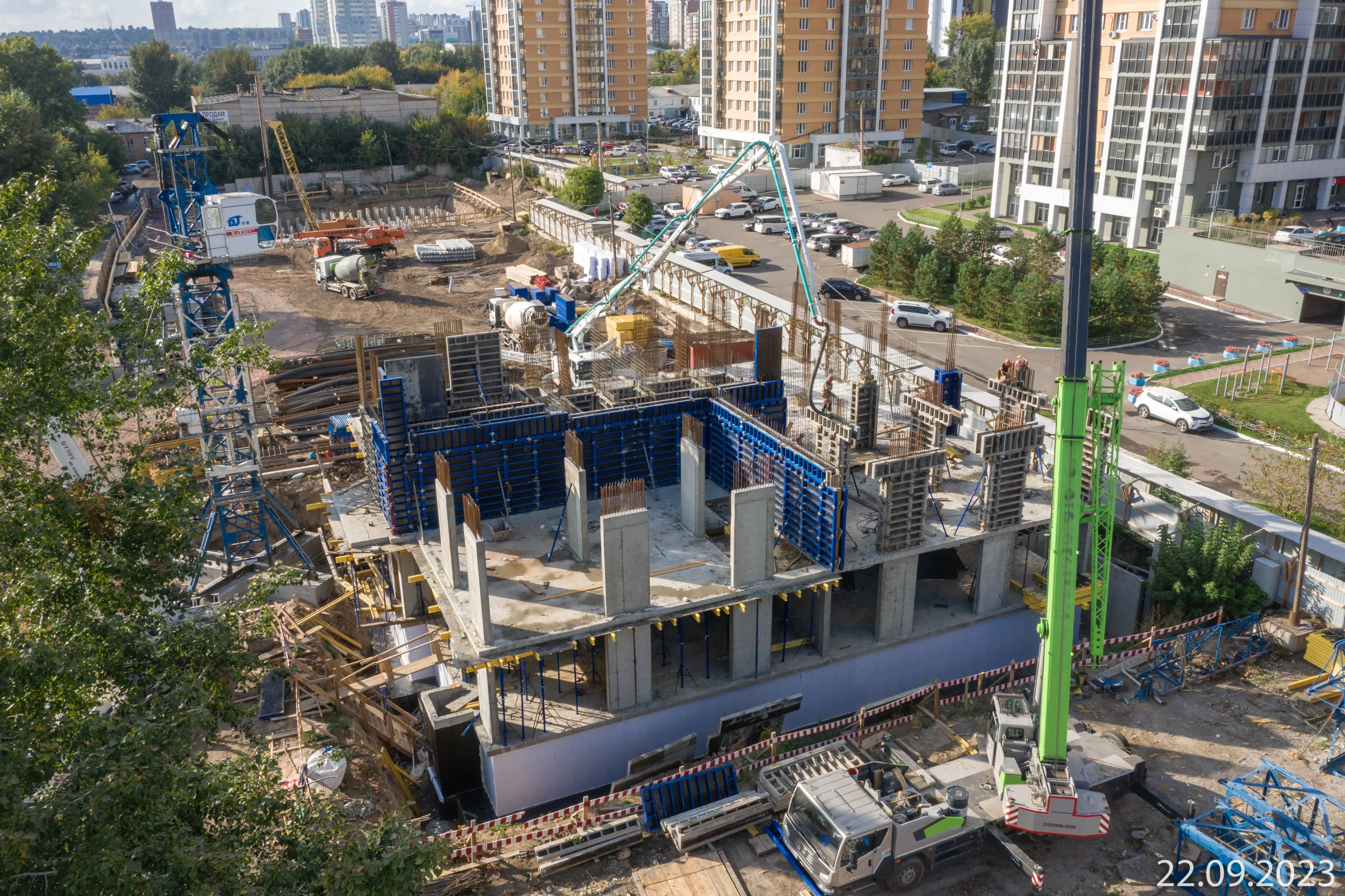 ЖК "АэроCITY" ход строительства