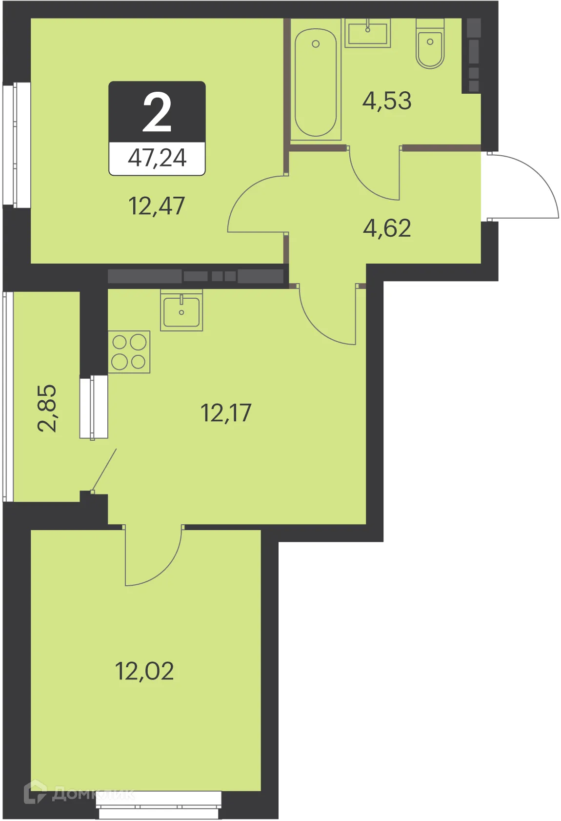 Фото квартиры в ЖК Спутник-1