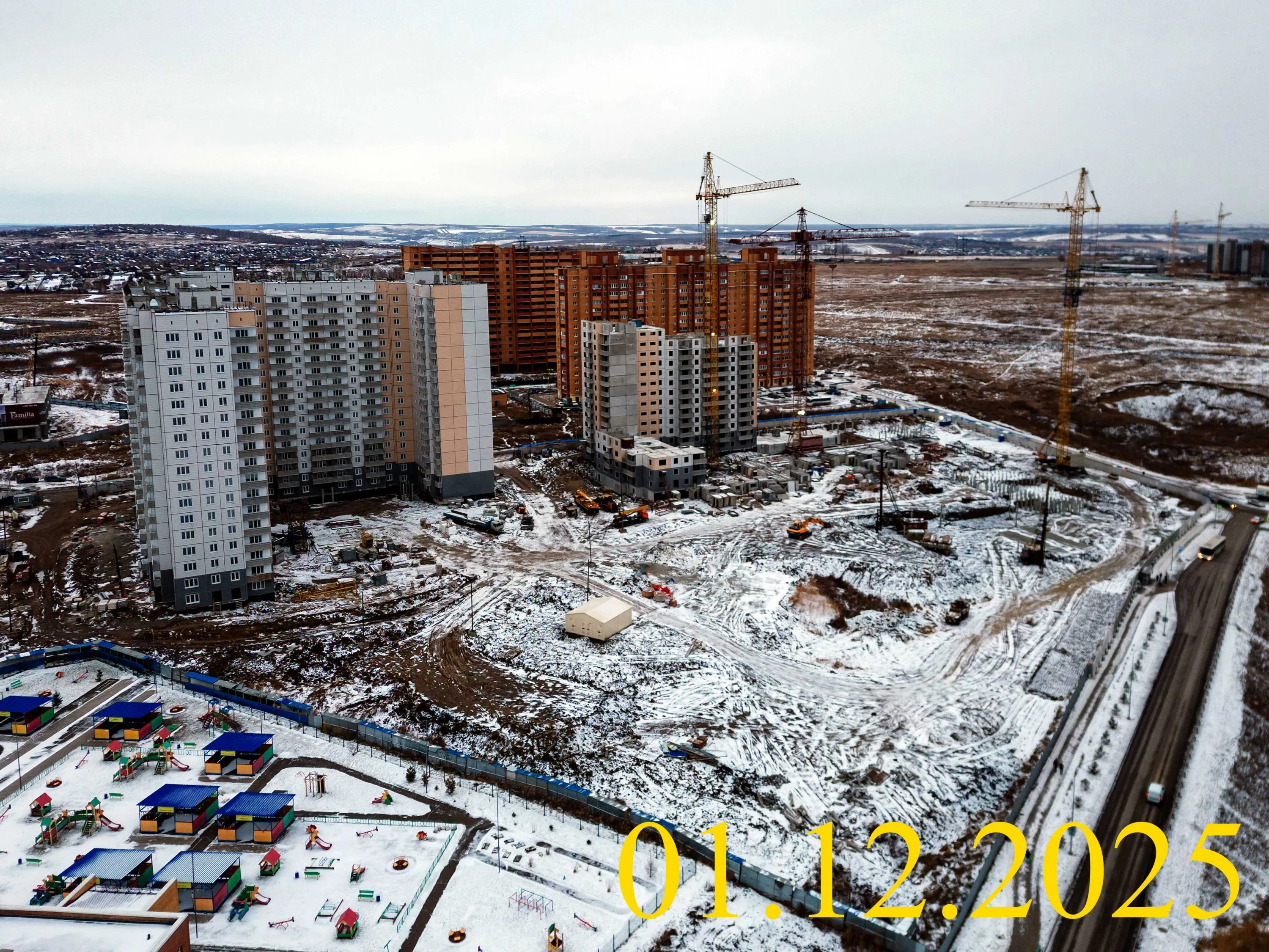 ЖК Нанжуль-Солнечный ход строительства