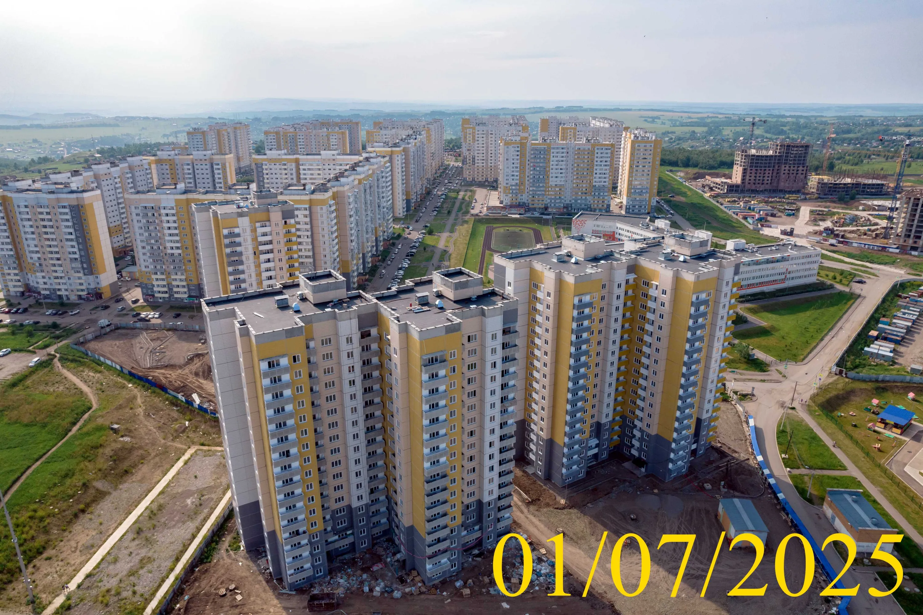 ЖК Нанжуль-Солнечный ход строительства