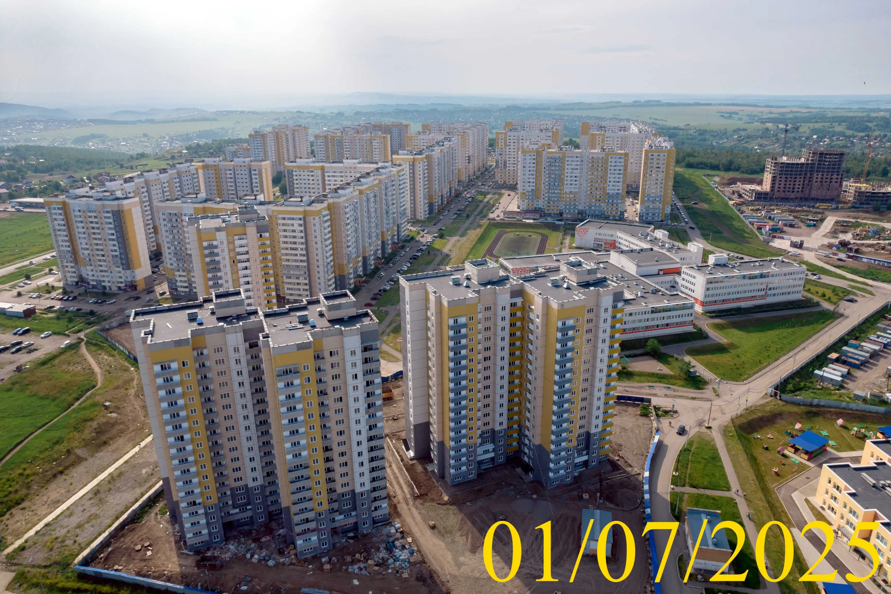 ЖК Нанжуль-Солнечный ход строительства