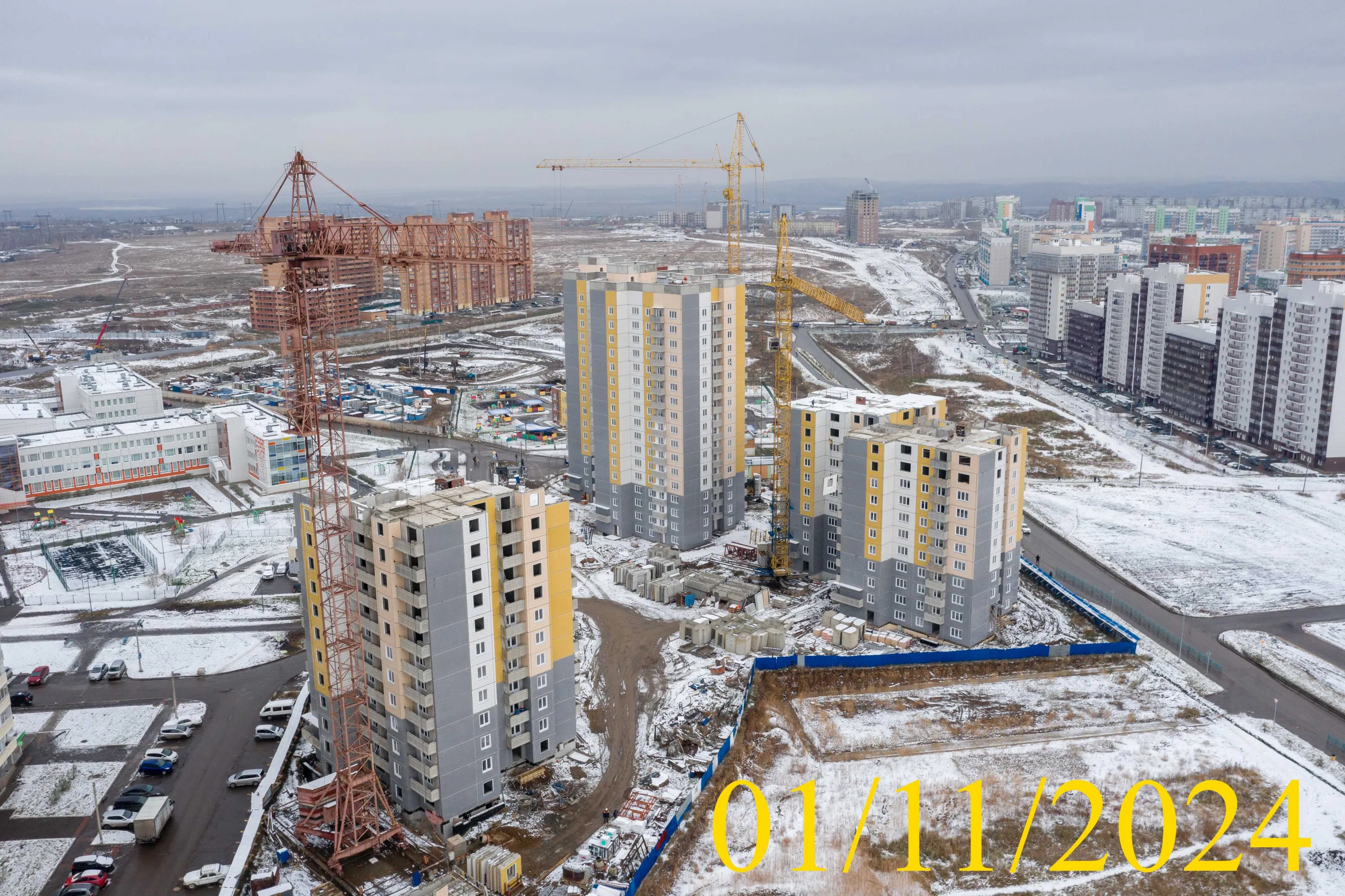 ЖК Нанжуль-Солнечный ход строительства