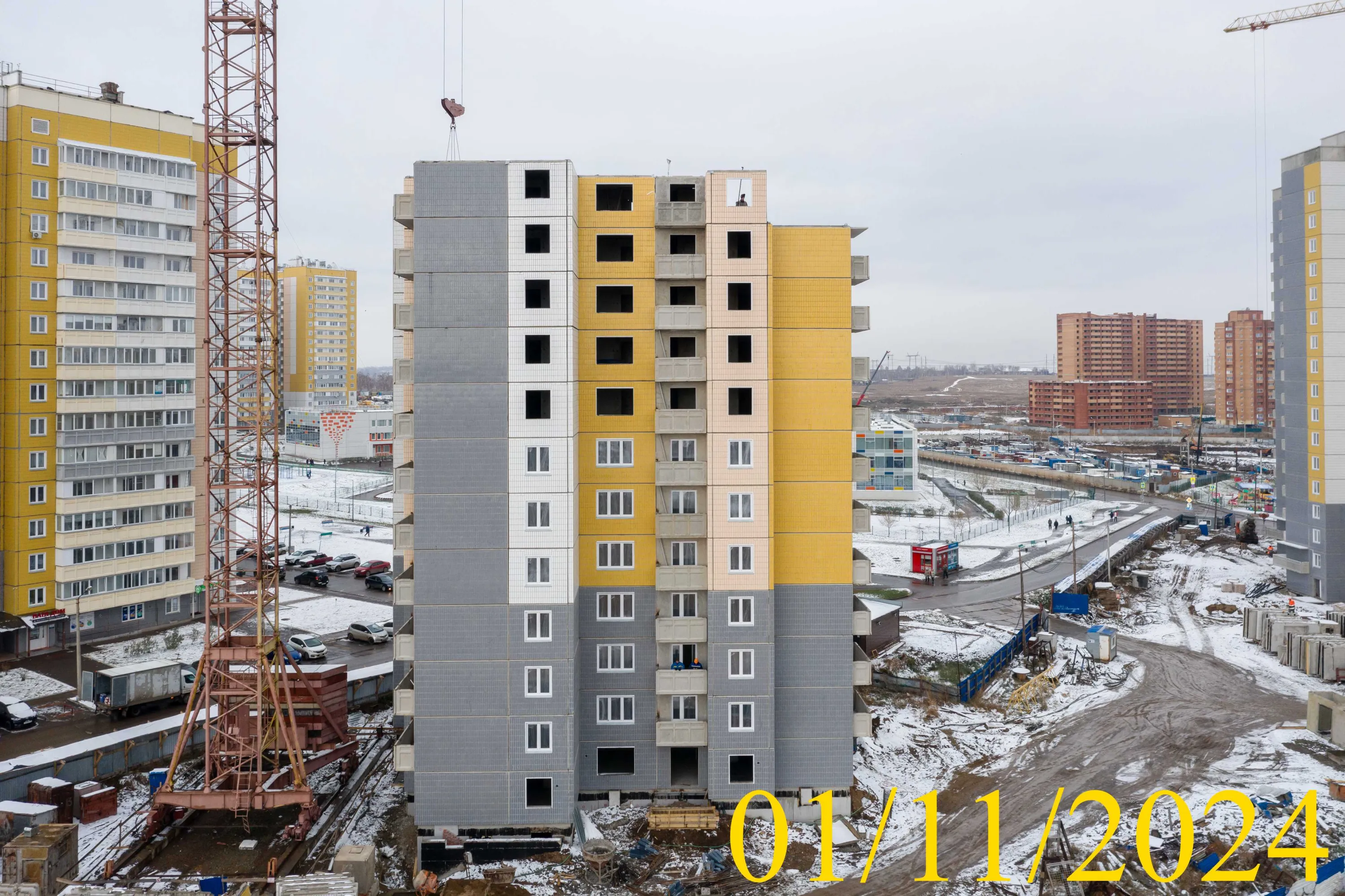 ЖК Нанжуль-Солнечный ход строительства