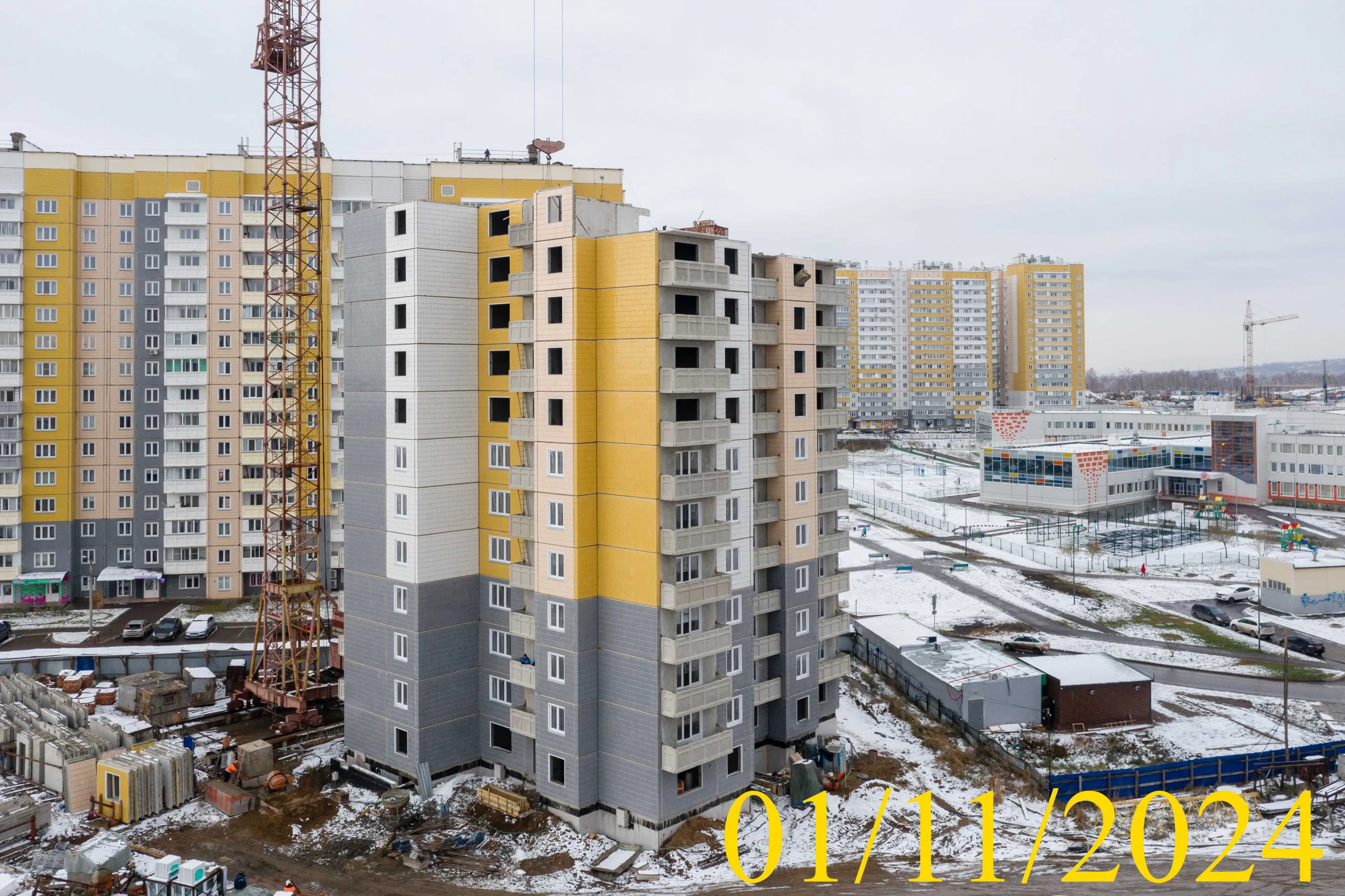 ЖК Нанжуль-Солнечный ход строительства