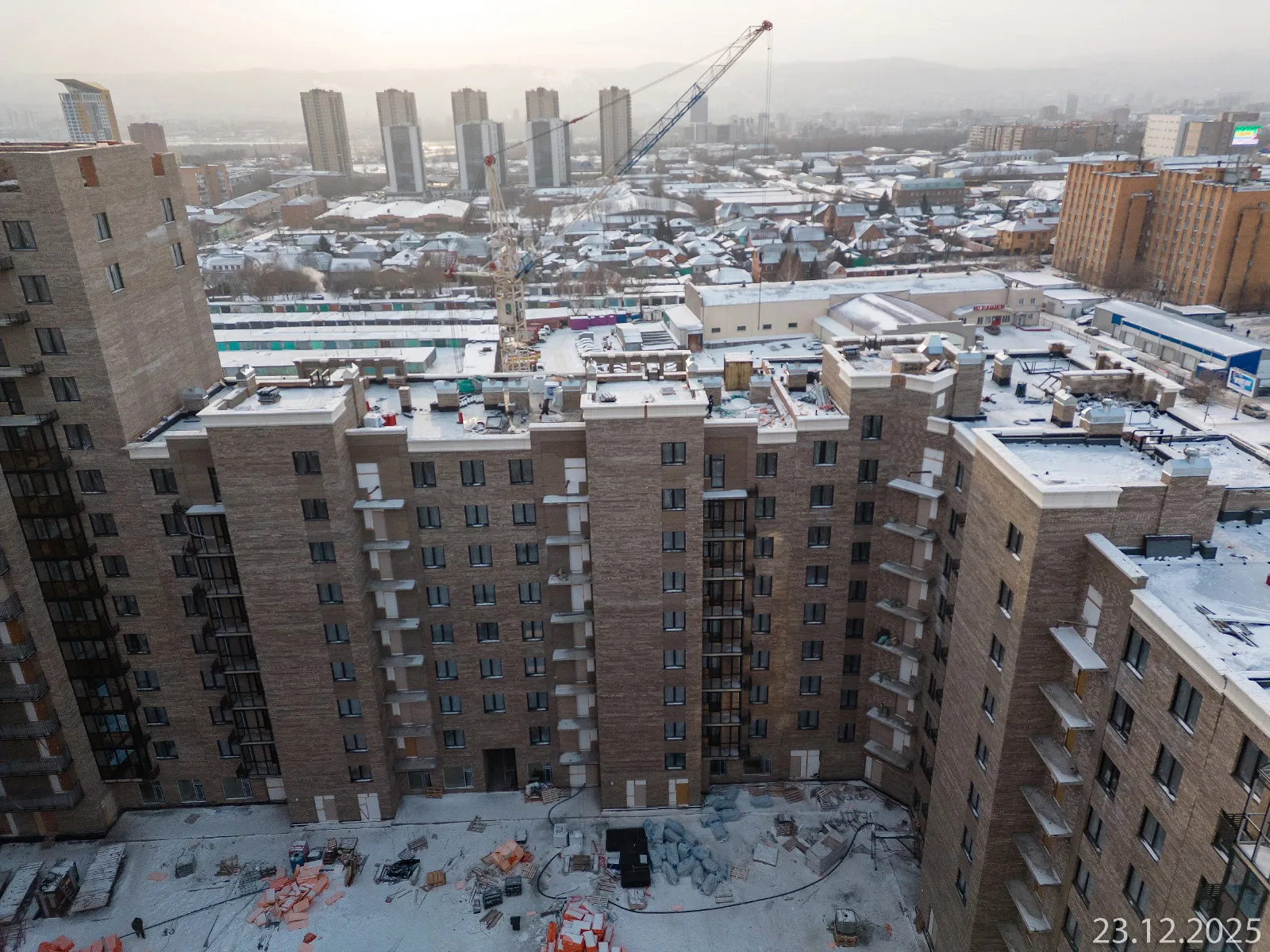 ЖК Сити-квартал на Взлетной ход строительства
