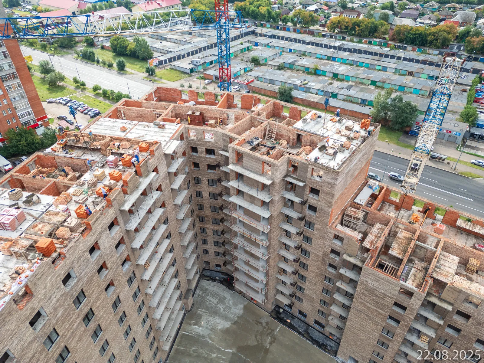 ЖК Сити-квартал на Взлетной ход строительства