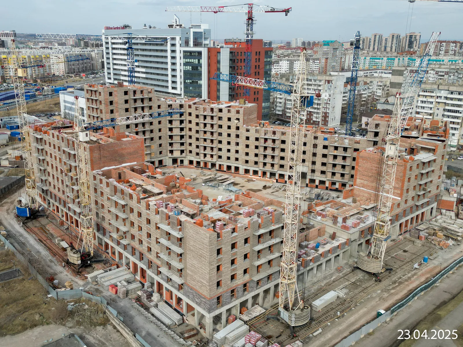 ЖК Сити-квартал на Взлетной ход строительства