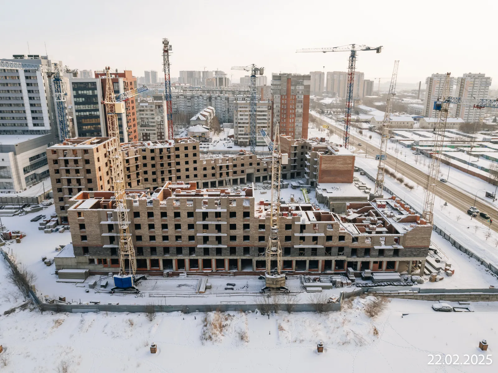 ЖК Сити-квартал на Взлетной ход строительства