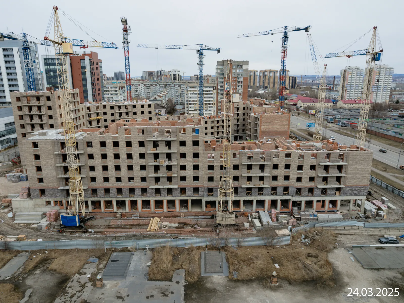 ЖК Сити-квартал на Взлетной ход строительства