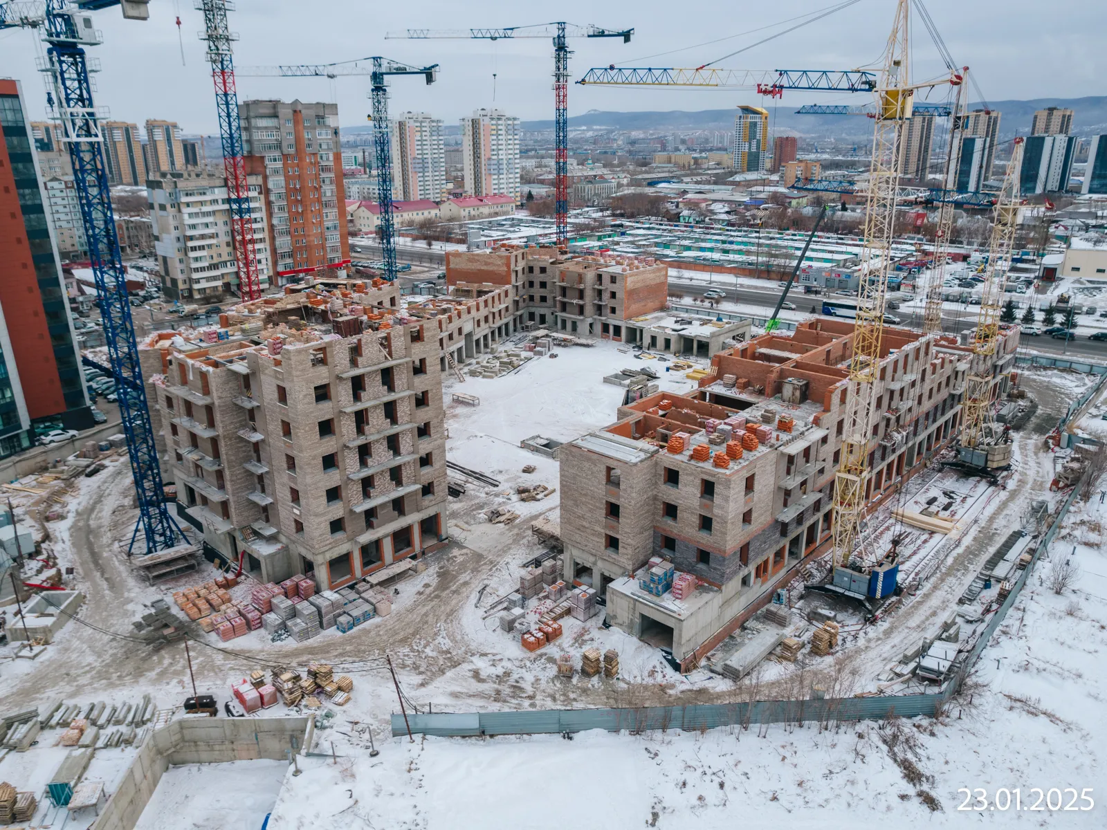 ЖК Сити-квартал на Взлетной ход строительства