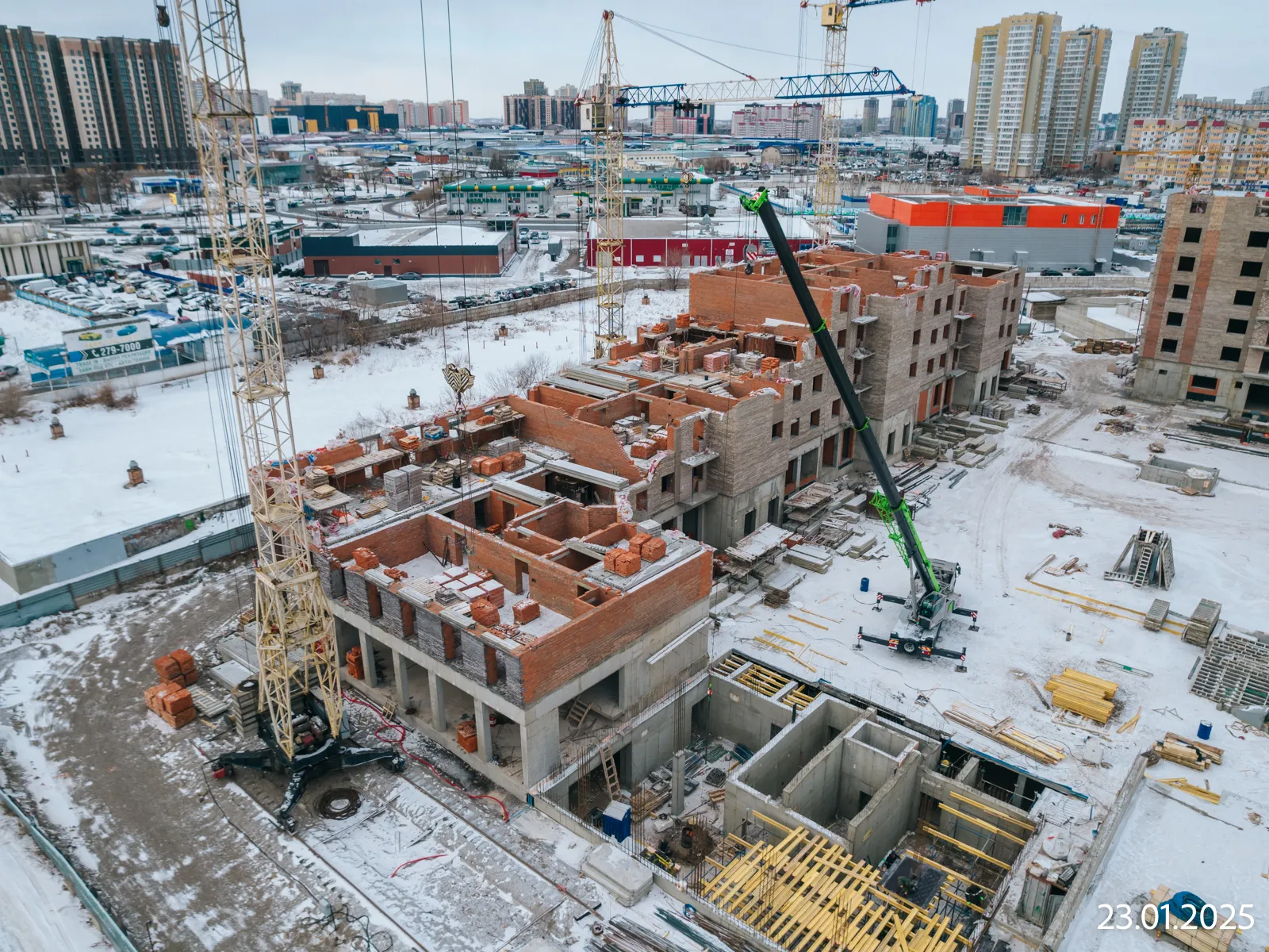 ЖК Сити-квартал на Взлетной ход строительства