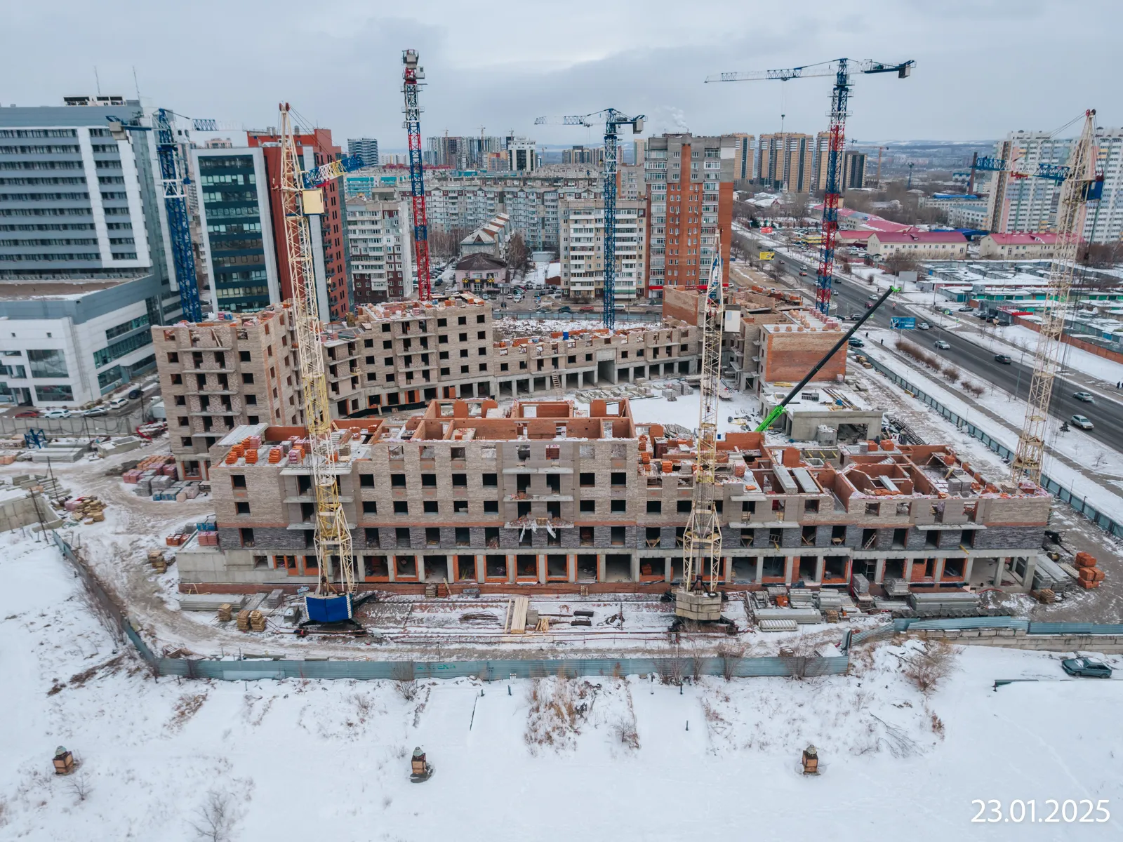 ЖК Сити-квартал на Взлетной ход строительства