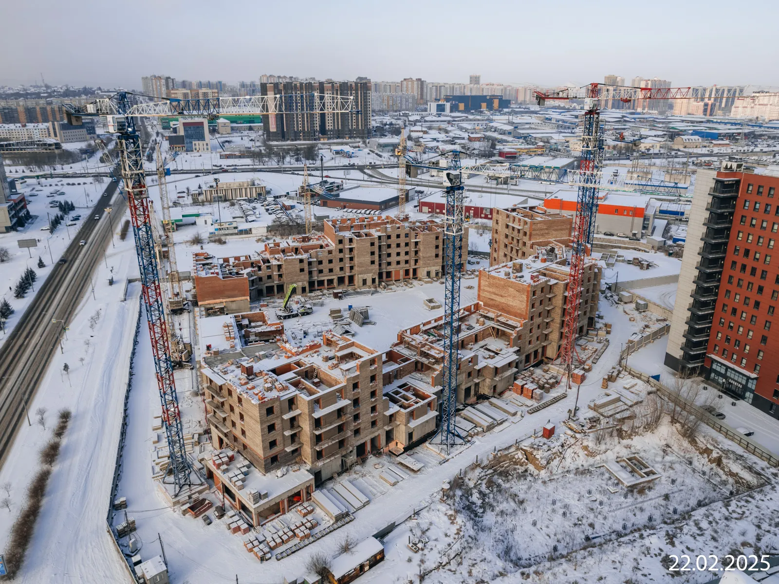 ЖК Сити-квартал на Взлетной ход строительства